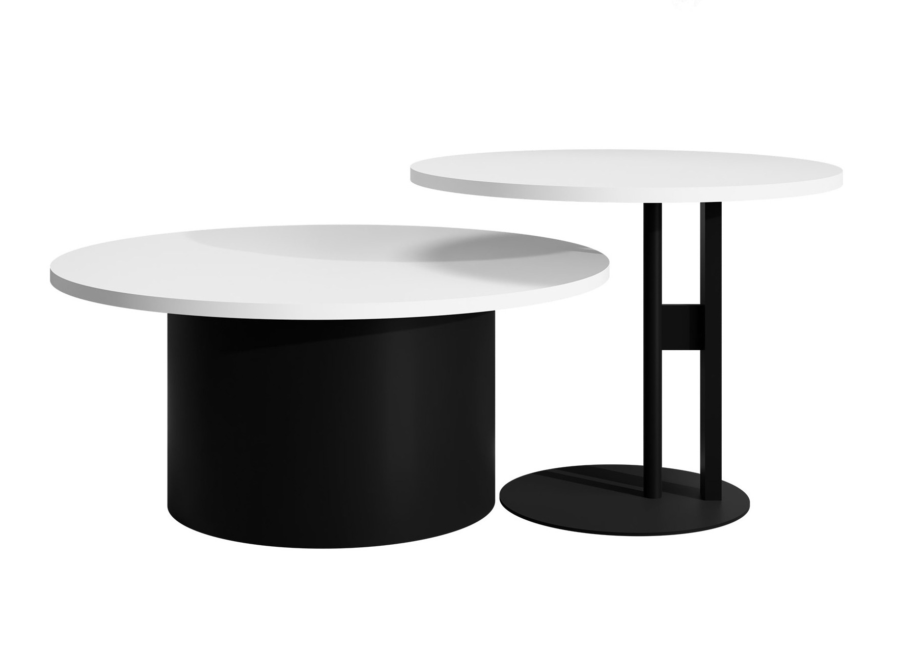 Conjunto mesa de centro Oswego 159 (Blanco)