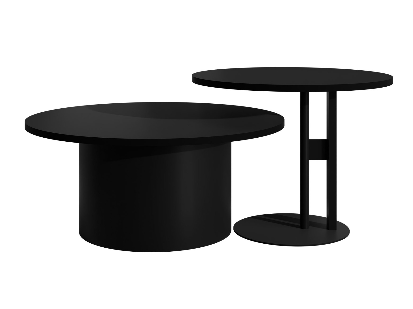Conjunto mesa de centro Oswego 159 (Negro)