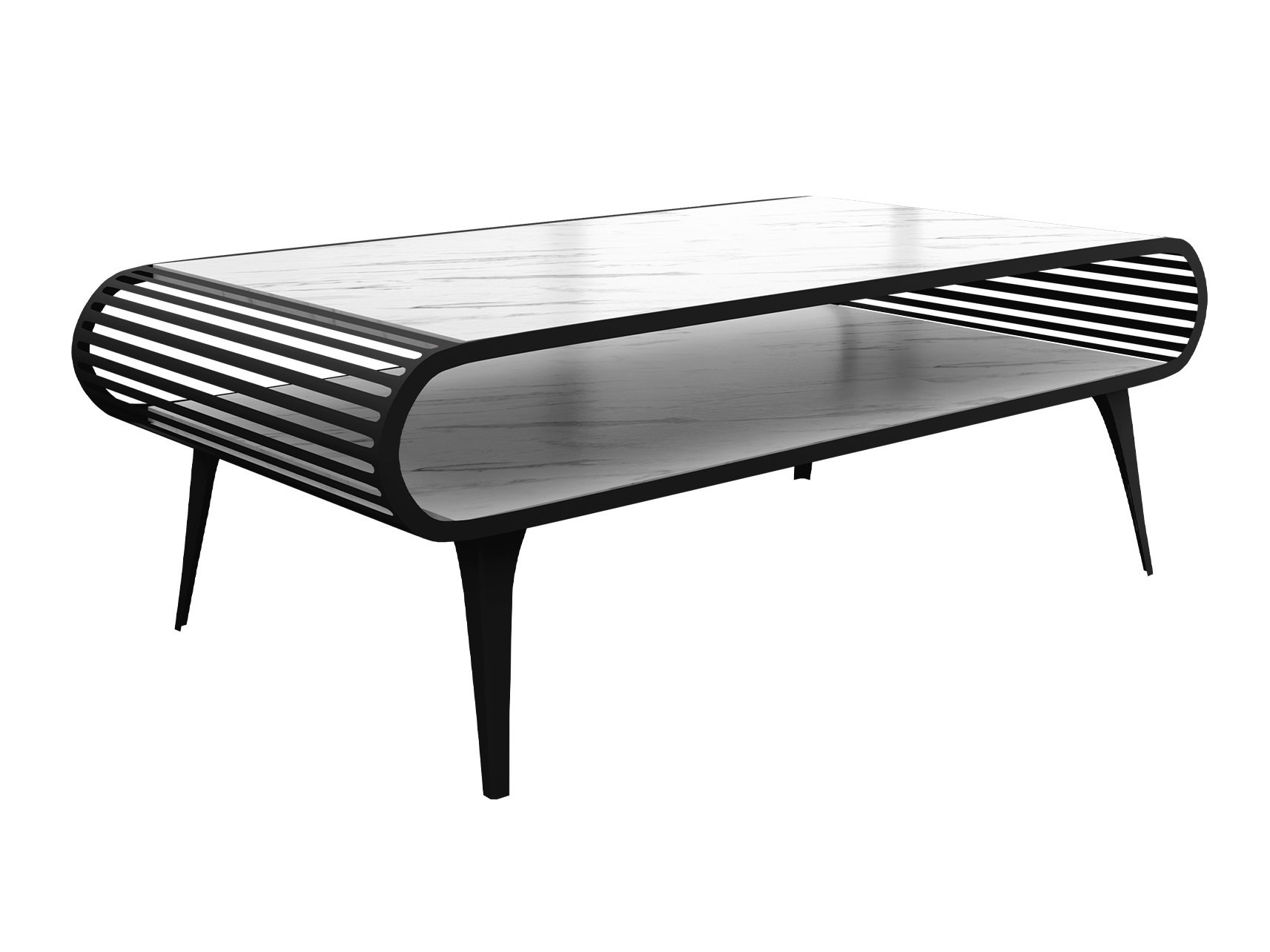 Mesa de centro Oswego 161 (Mármol blanco)