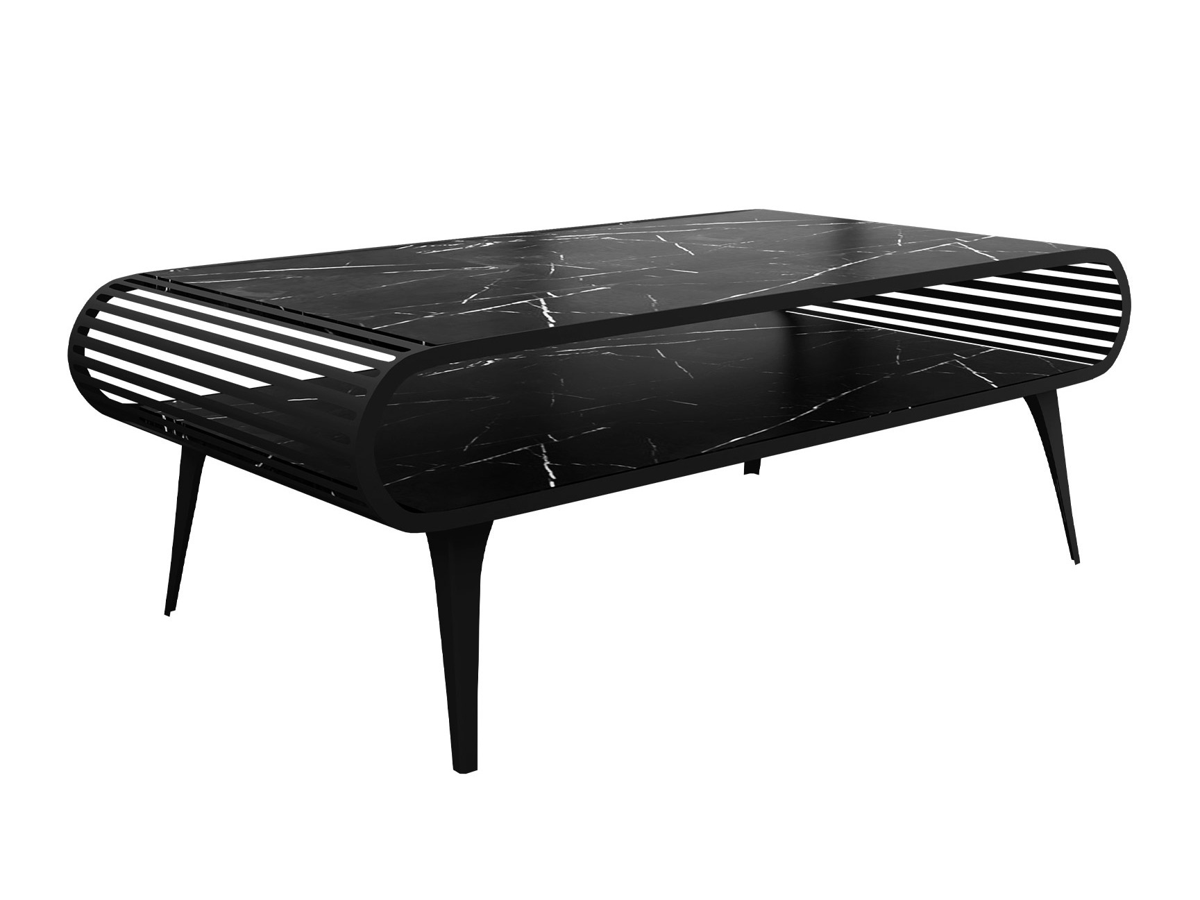 Mesa de centro Oswego 161 (Mármol negro)