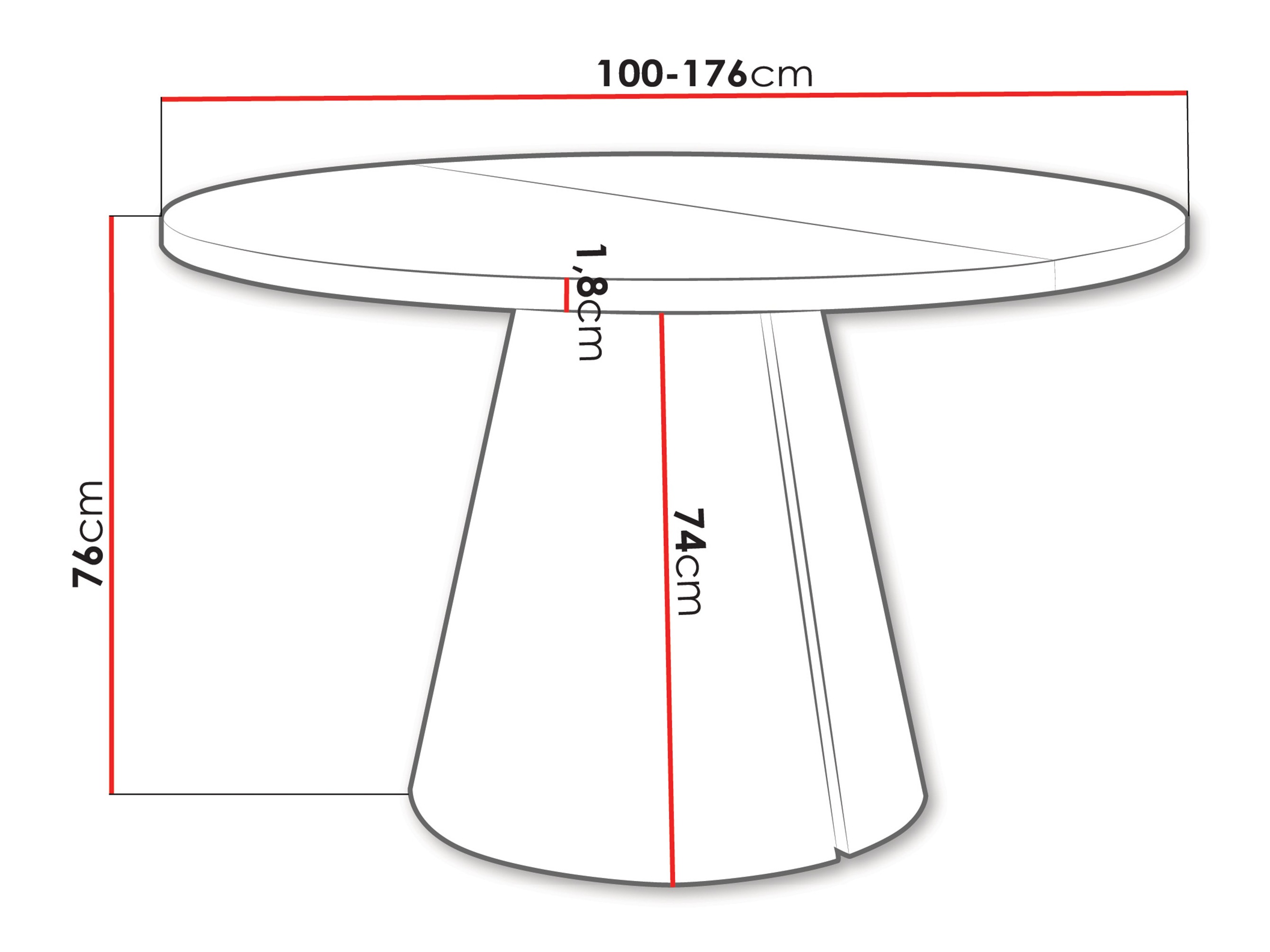 Mesa Oswego 166 (Roble)