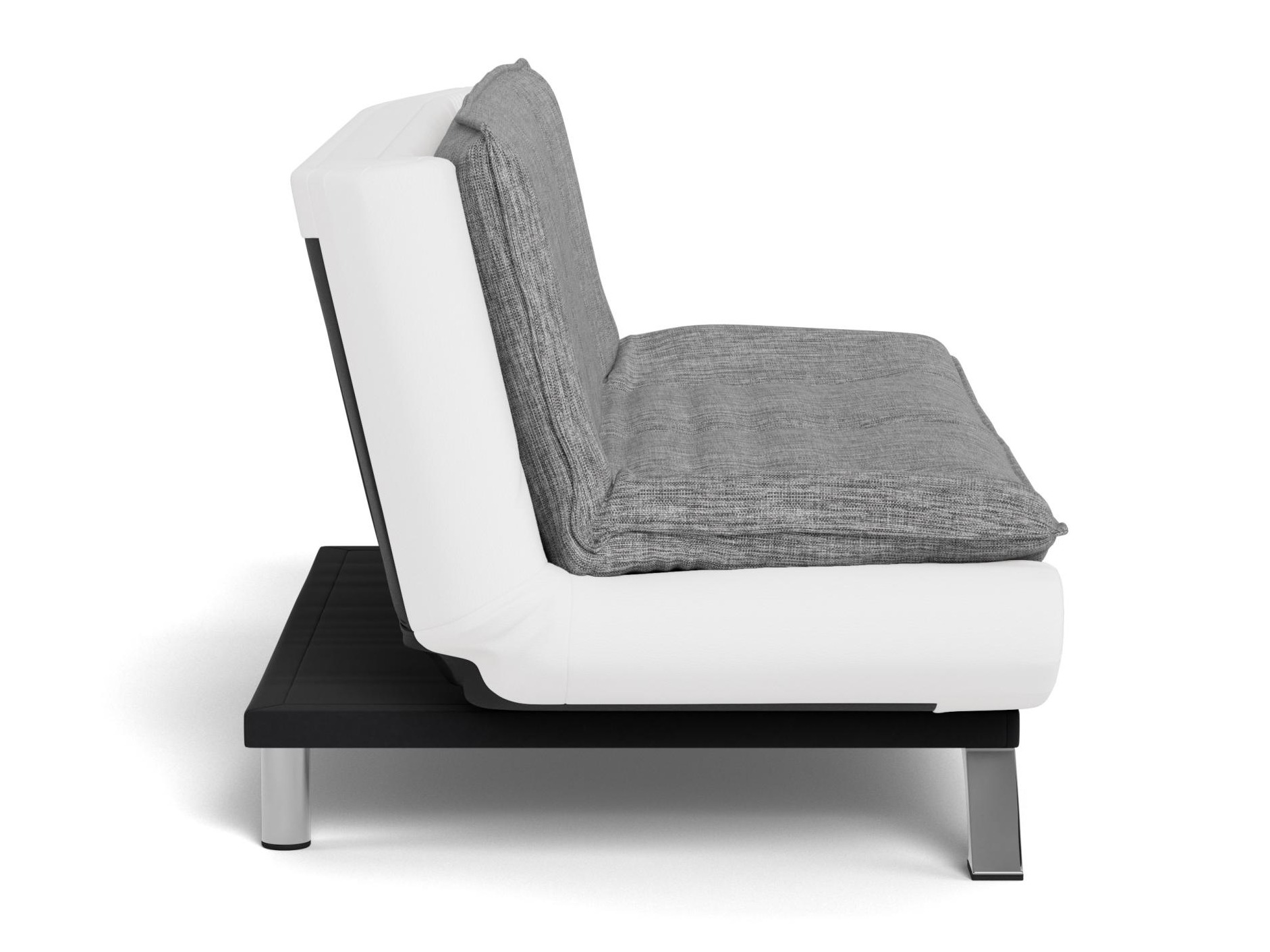 Sofá cama Norsica 228 (Blanco + Gris claro)