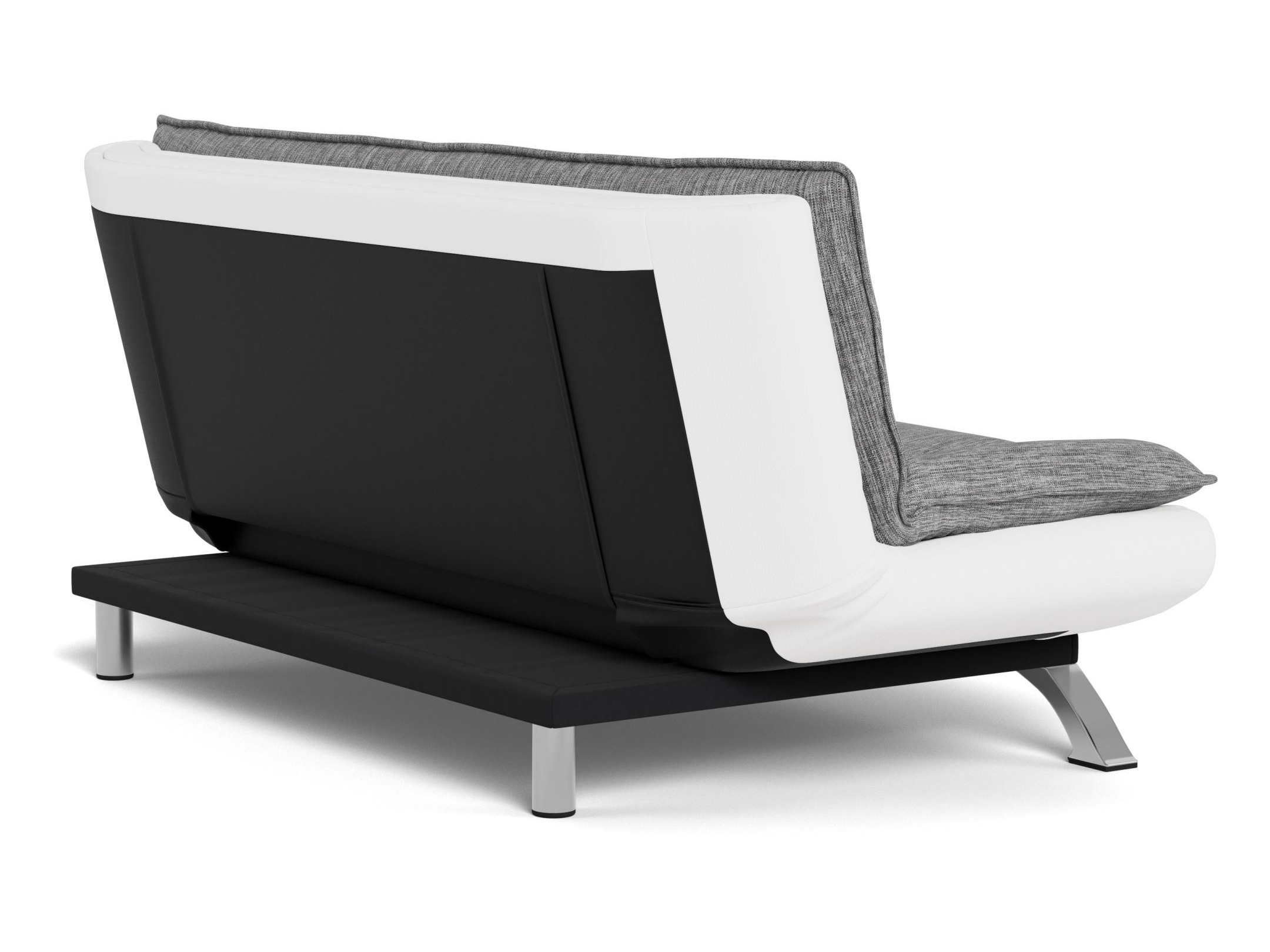 Sofá cama Norsica 228 (Blanco + Gris claro)