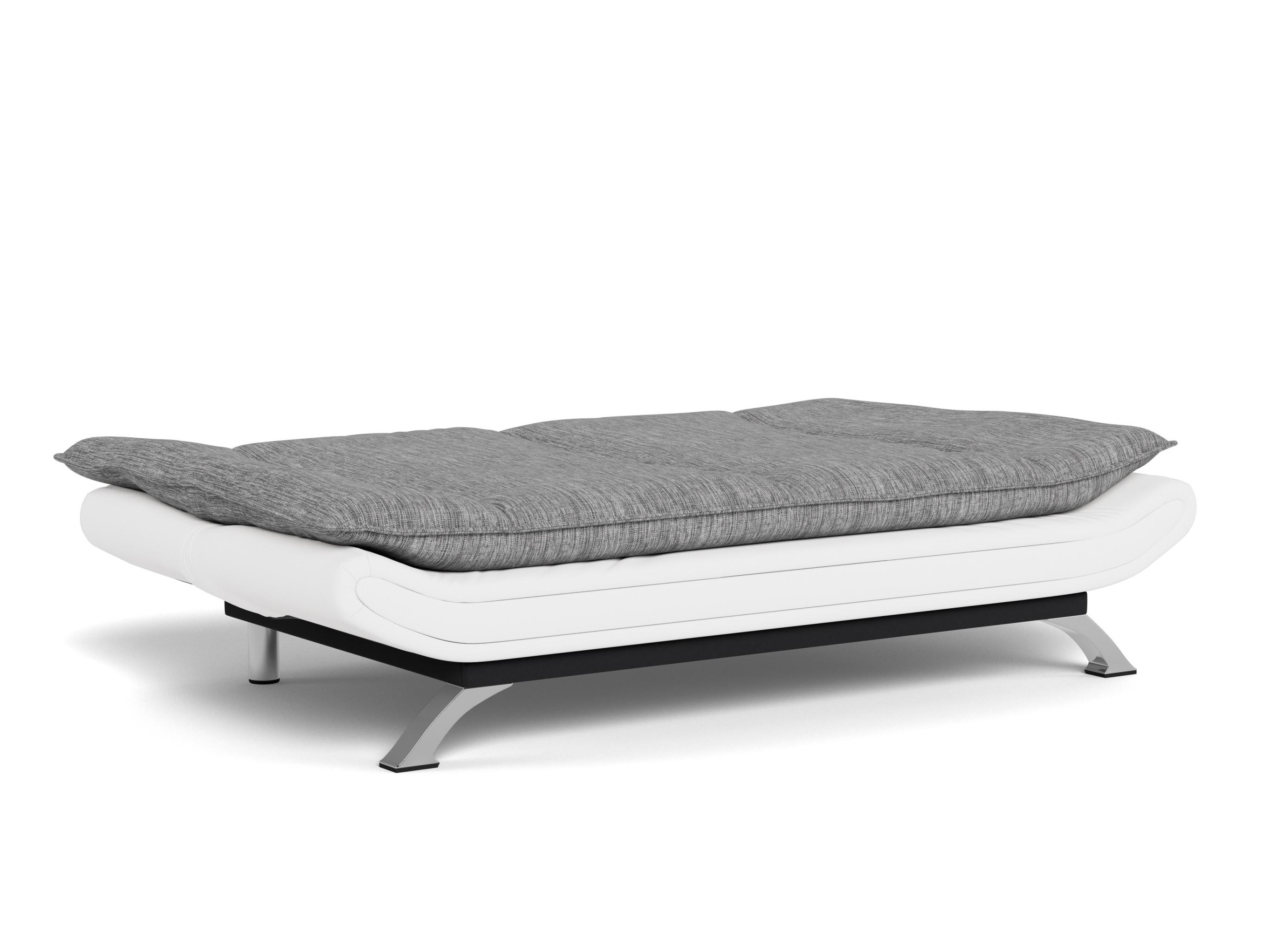 Sofá cama Norsica 228 (Blanco + Gris claro)