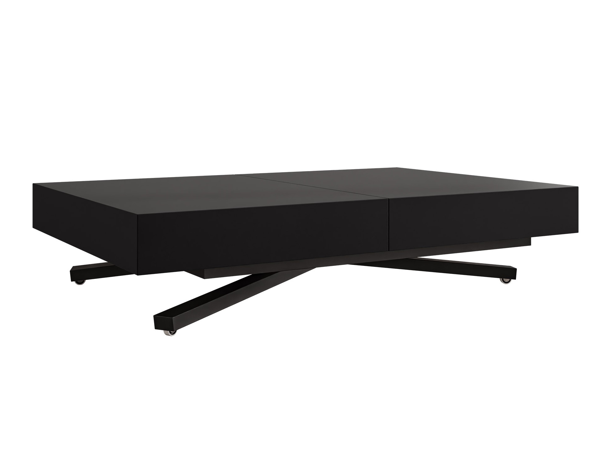 Mesa de centro convertible Oswego 176 (Negro)