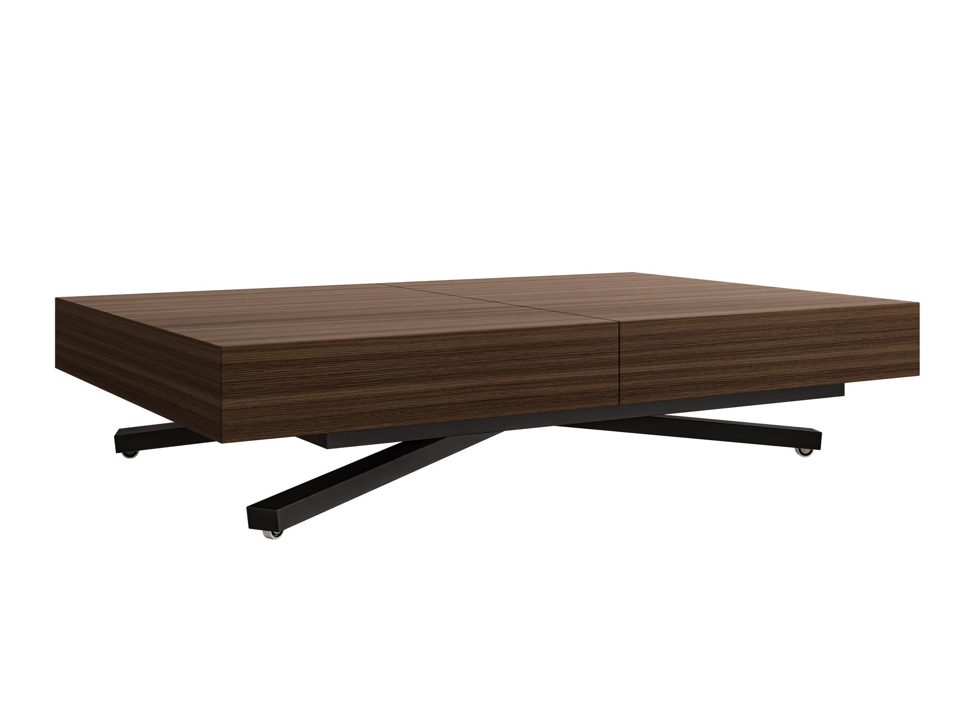Mesa de centro convertible Oswego 176 (Nogal)