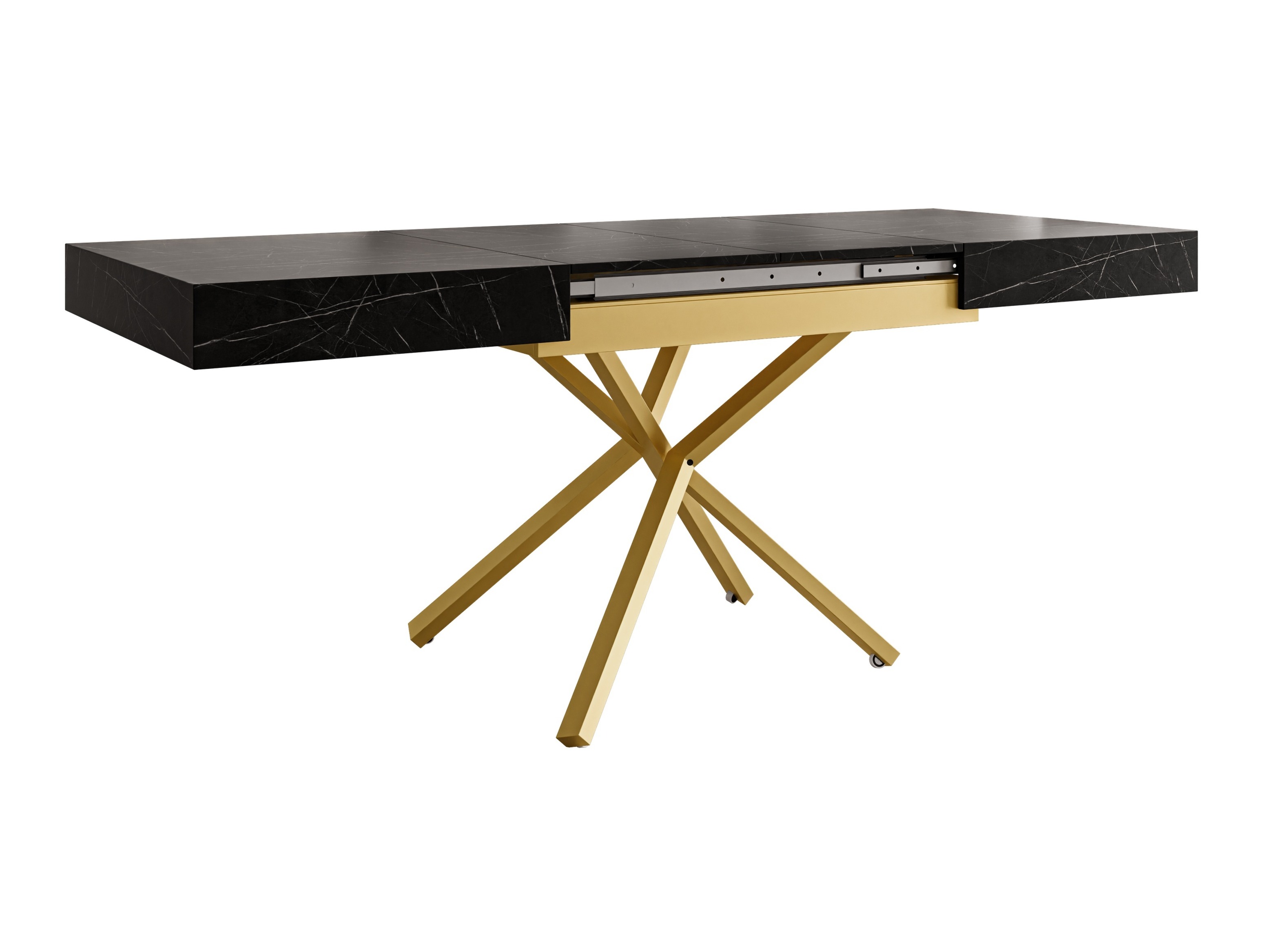 Mesa de centro convertible Oswego 178 (Mármol negro)