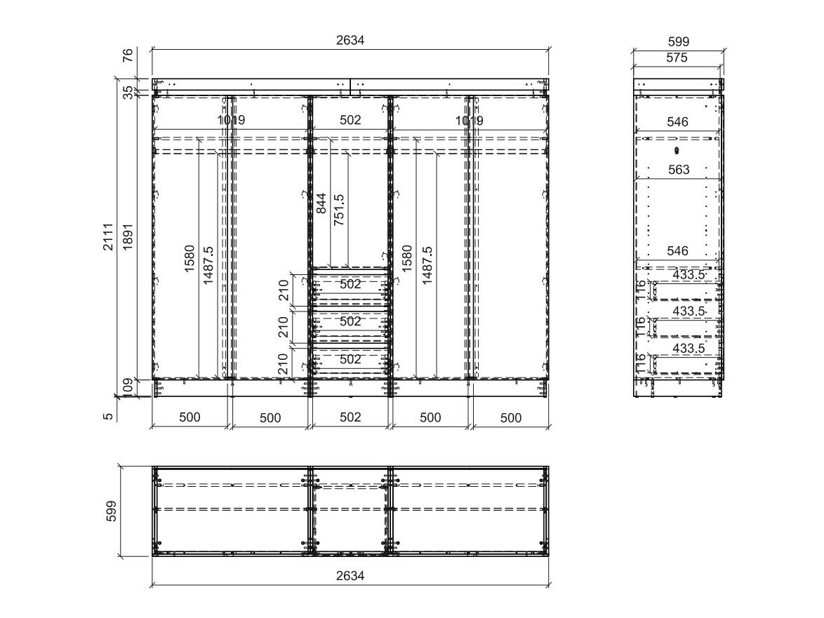 Conjunto de dormitorio Numeri 124