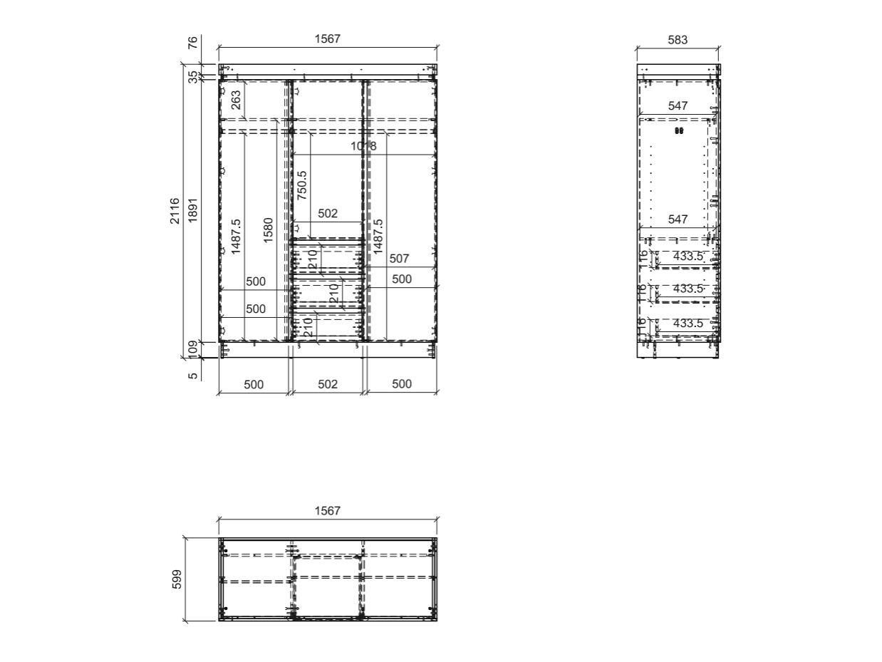 Conjunto de dormitorio Numeri 125