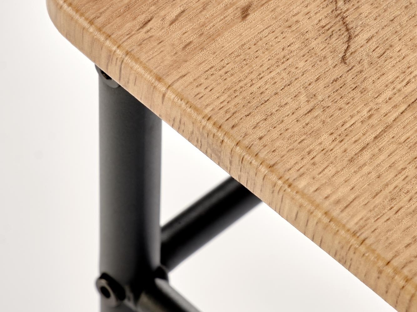 Conjunto de mesas y sillas para comedor Houston 1251 (Roble + Negro)