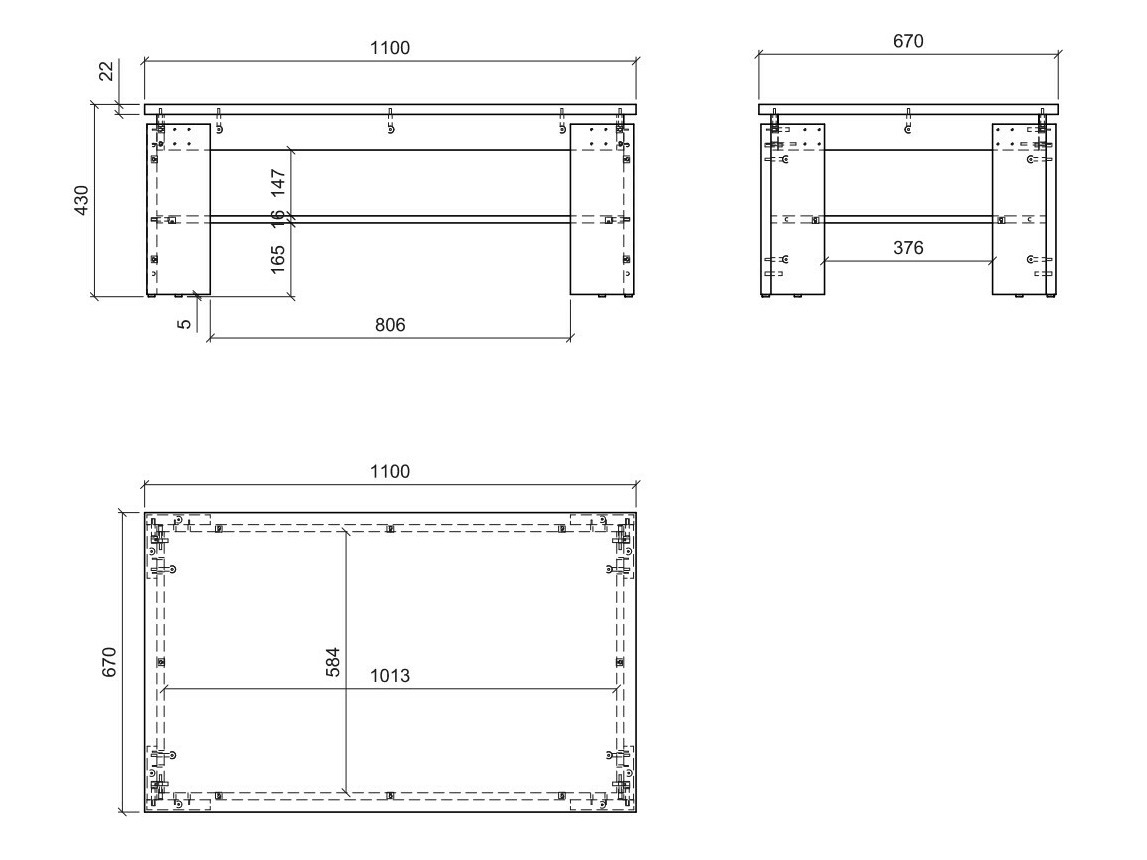 Conjunto de salón Numeri 123