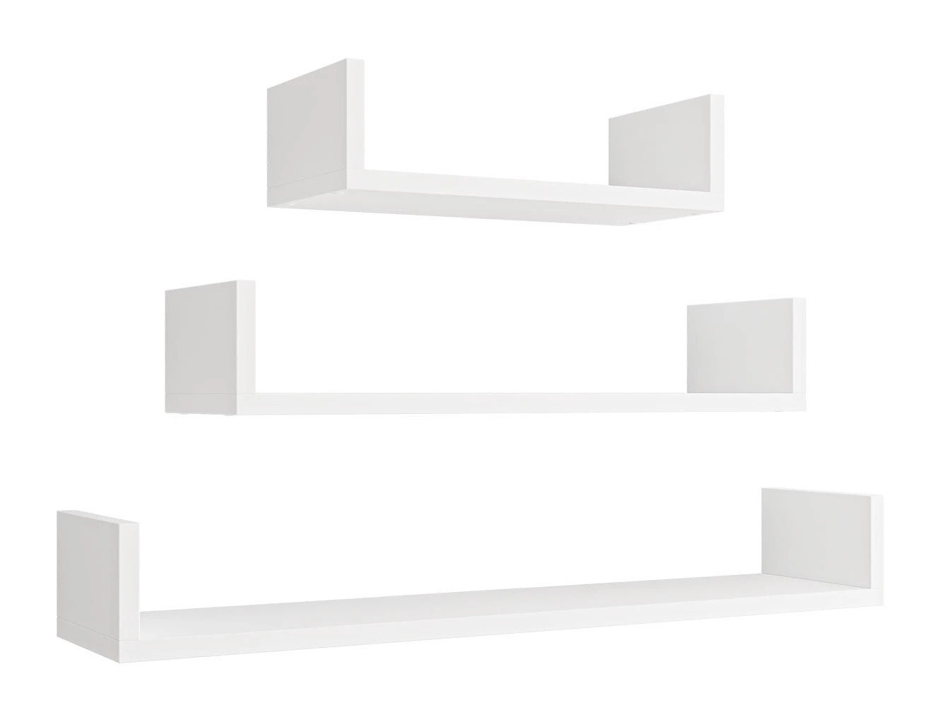 Conjunto de estanterías colgantes Lexicon (Blanco)