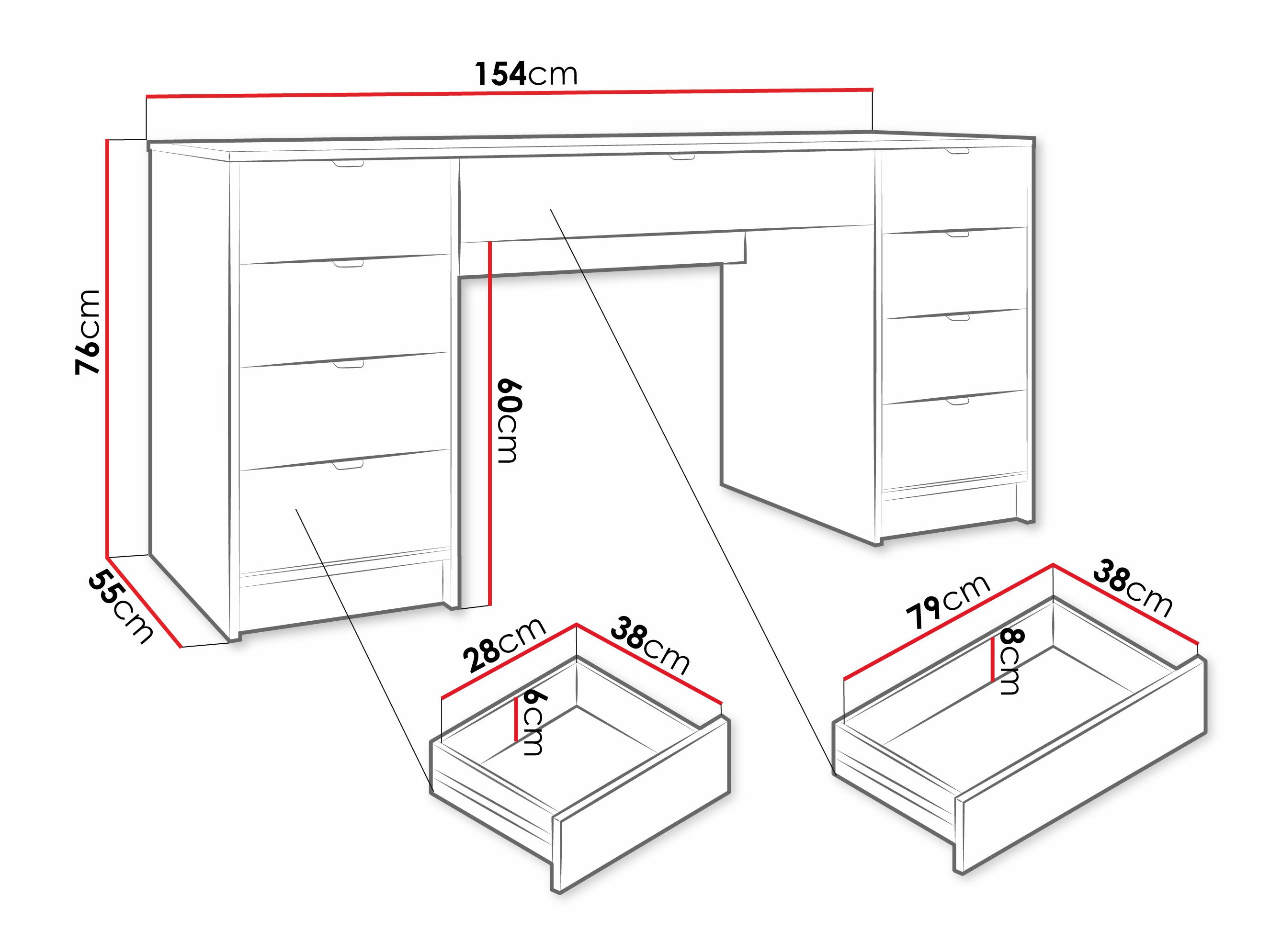 Mesa de oficina Comfivo Papilio I (Beige)