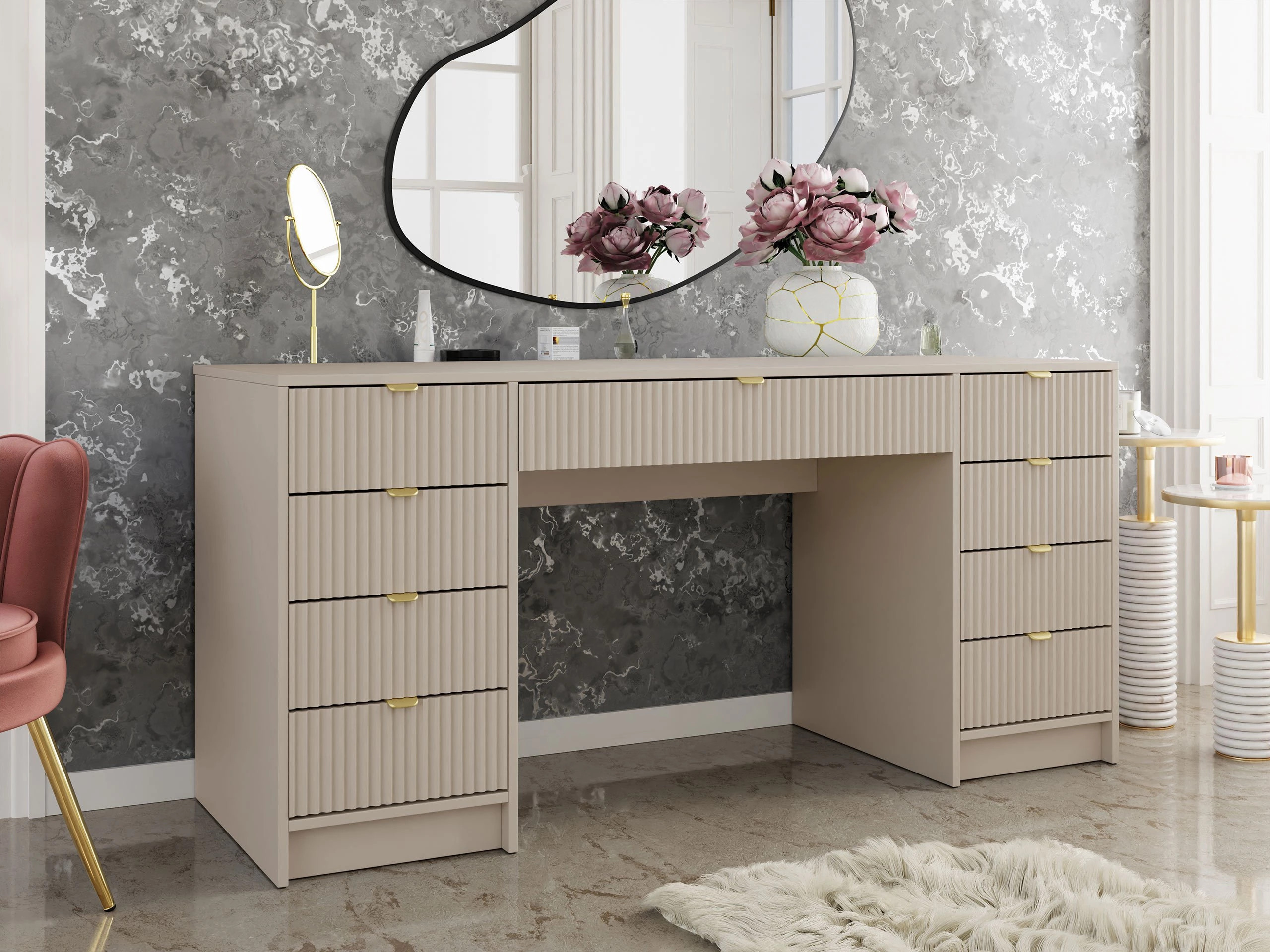 Mesa de oficina Comfivo Papilio I (Beige)