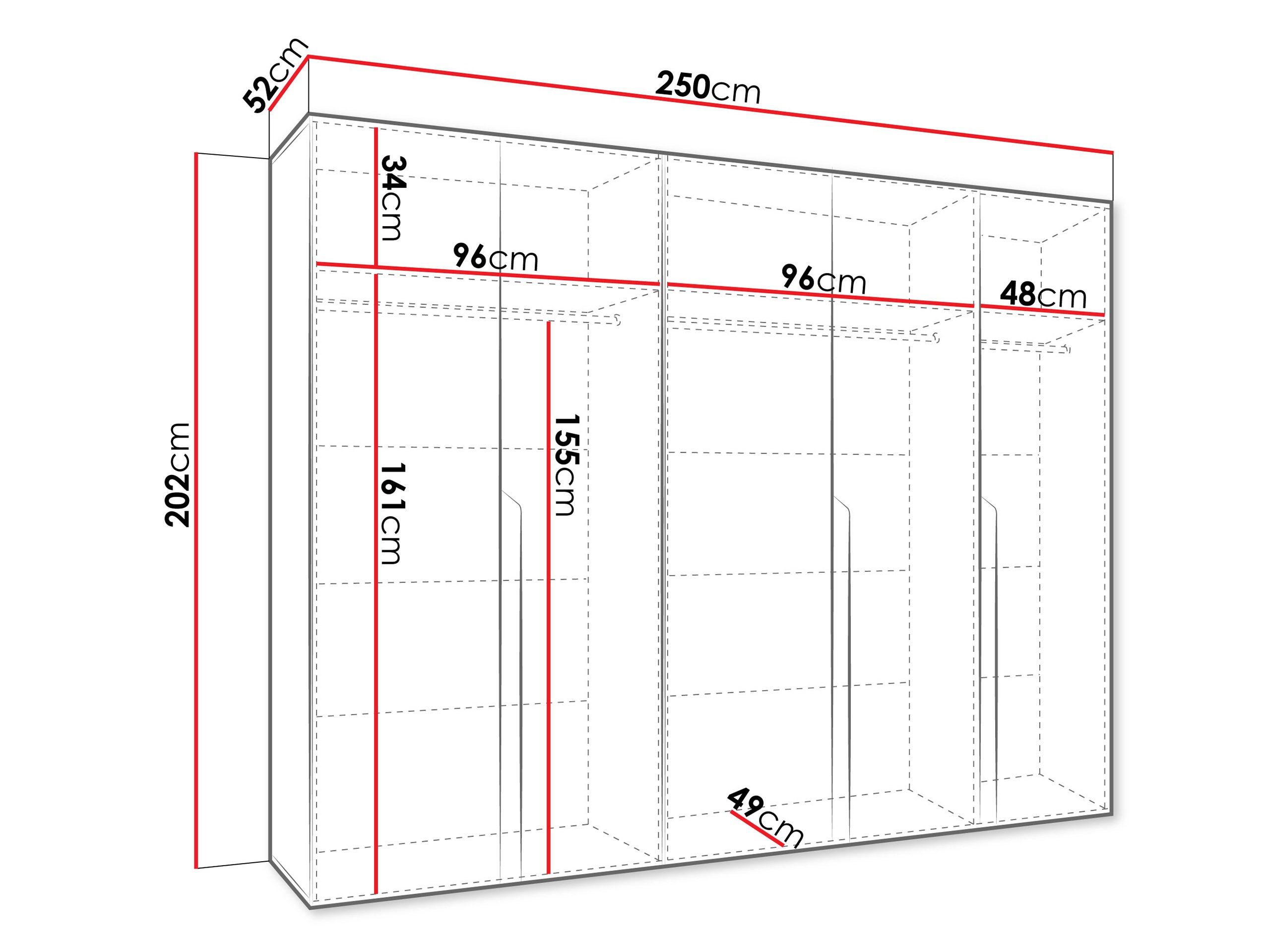 Armario Hartford 582 (Blanco)