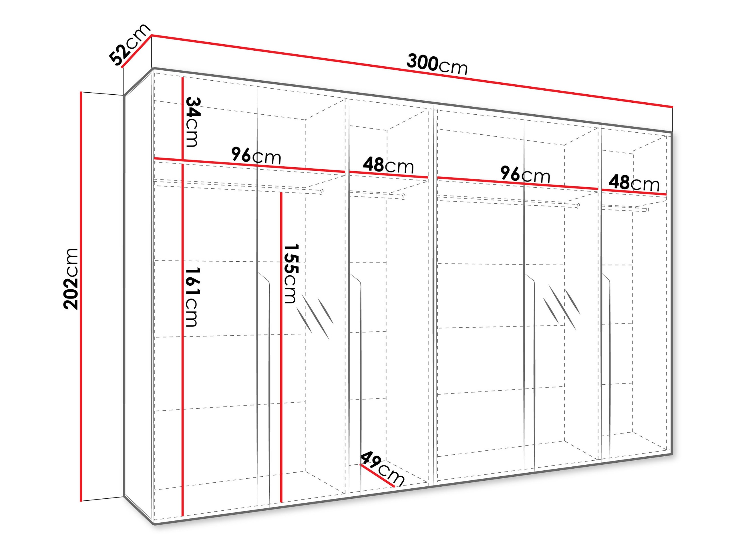 Armario Hartford 588 (Blanco)