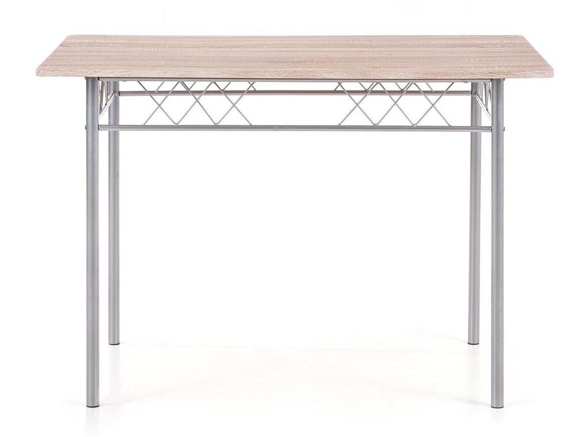 Conjunto de mesas y sillas para comedor Houston 1251 (Roble Sonoma + Plata)