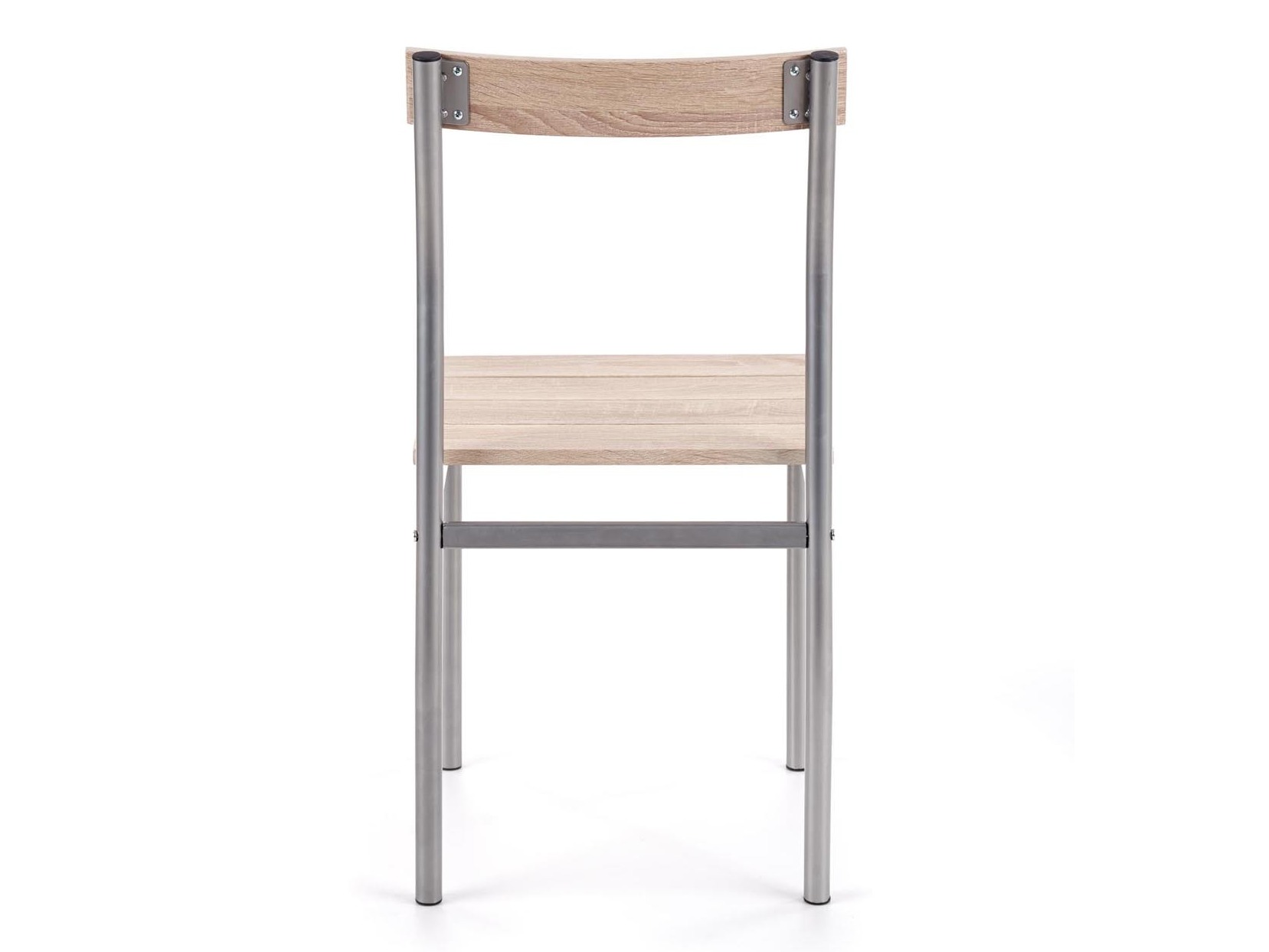 Conjunto de mesas y sillas para comedor Houston 1251 (Roble Sonoma + Plata)