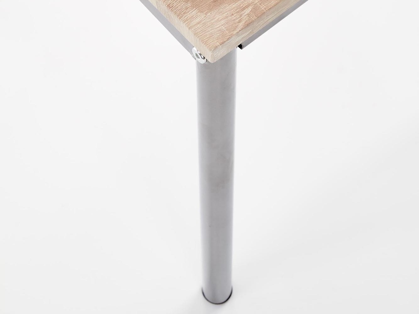 Conjunto de mesas y sillas para comedor Houston 1251 (Roble Sonoma + Plata)