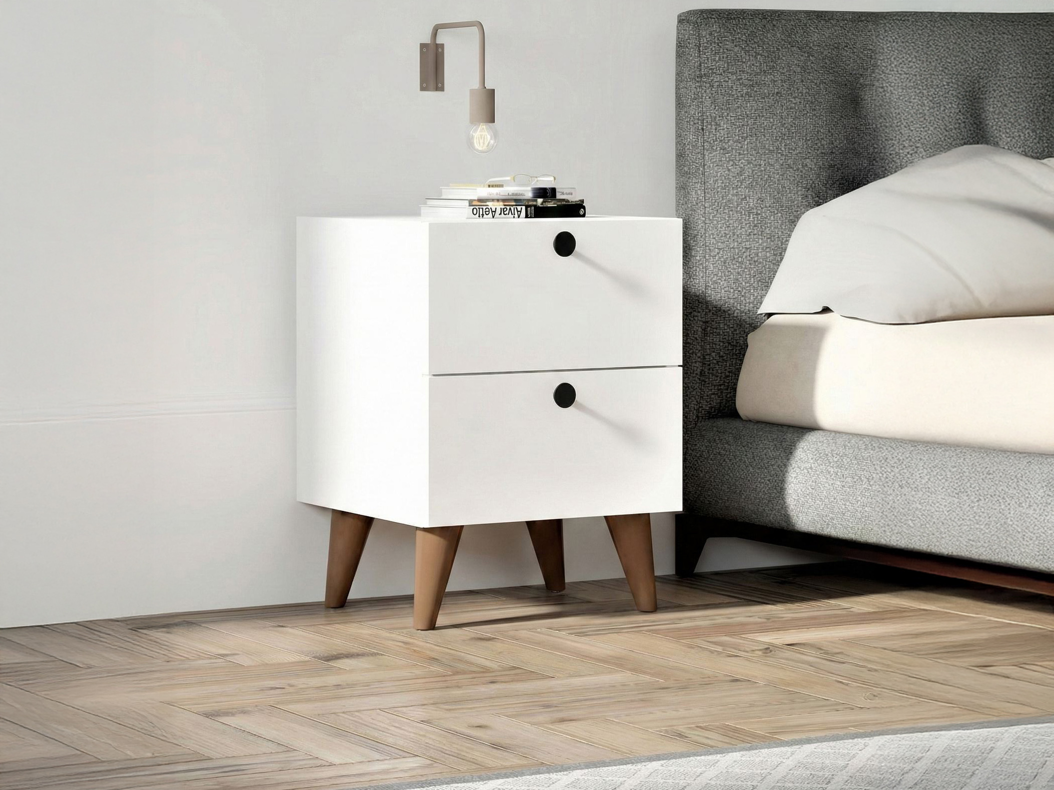 Mesilla de noche Kailua 2594 (Blanco)