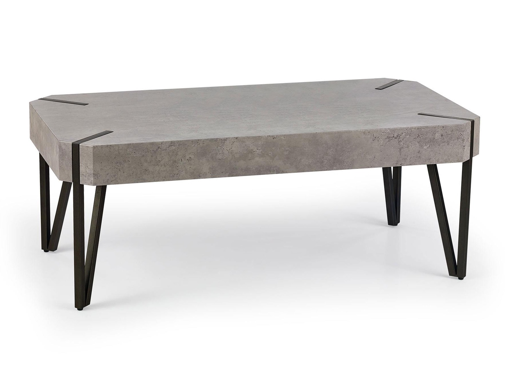 Mesa de centro Houston 303 (Hormigón + Negro)