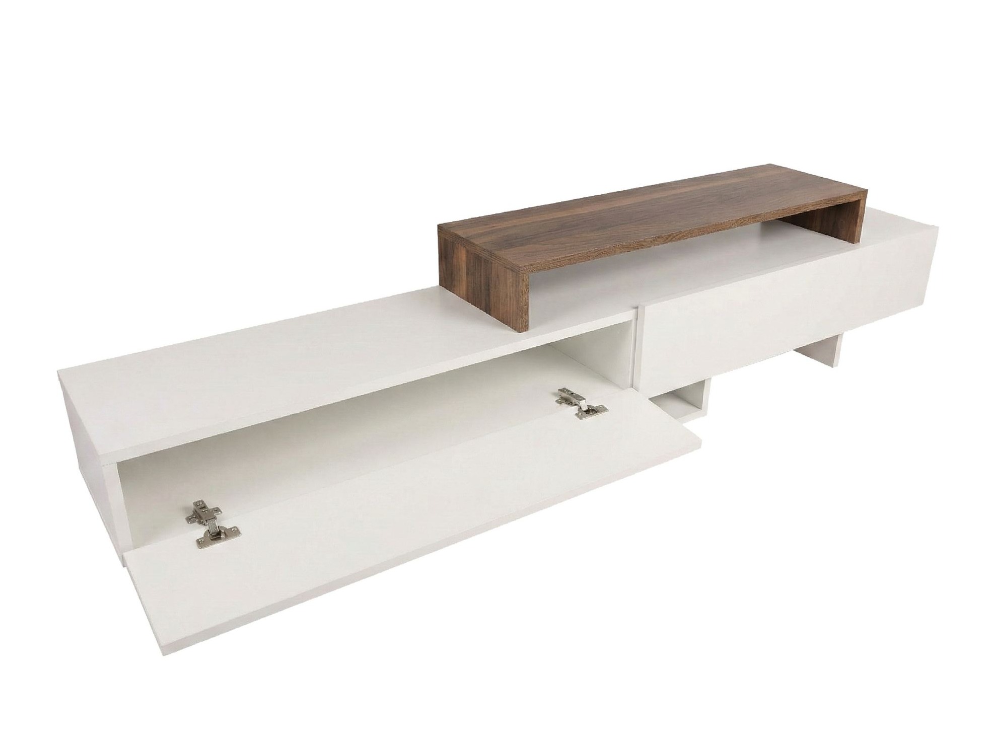 Mueble TV Kailua 998 (Blanco + Teca)