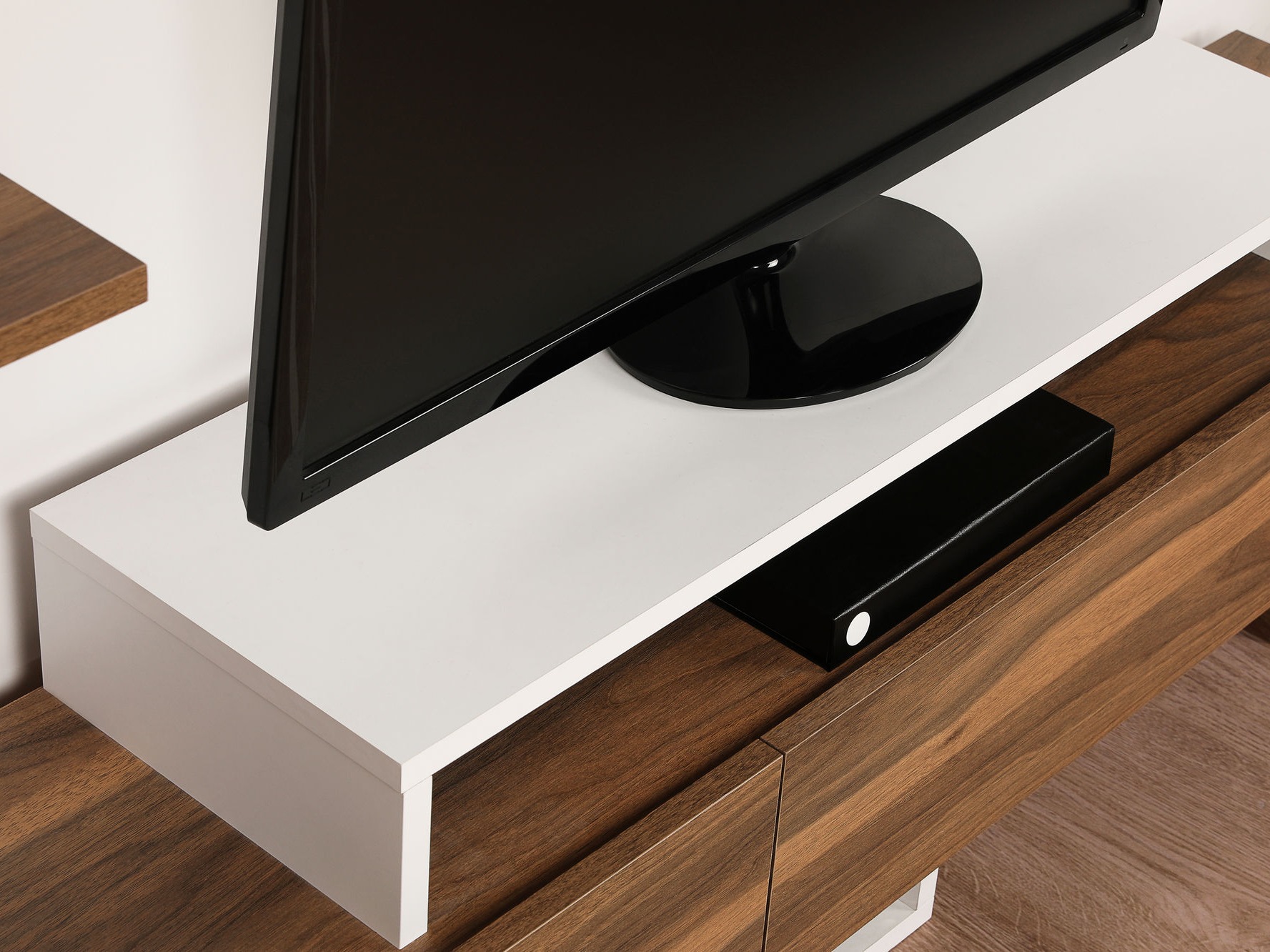 Mueble TV Kailua 998 (Teca + Blanco)