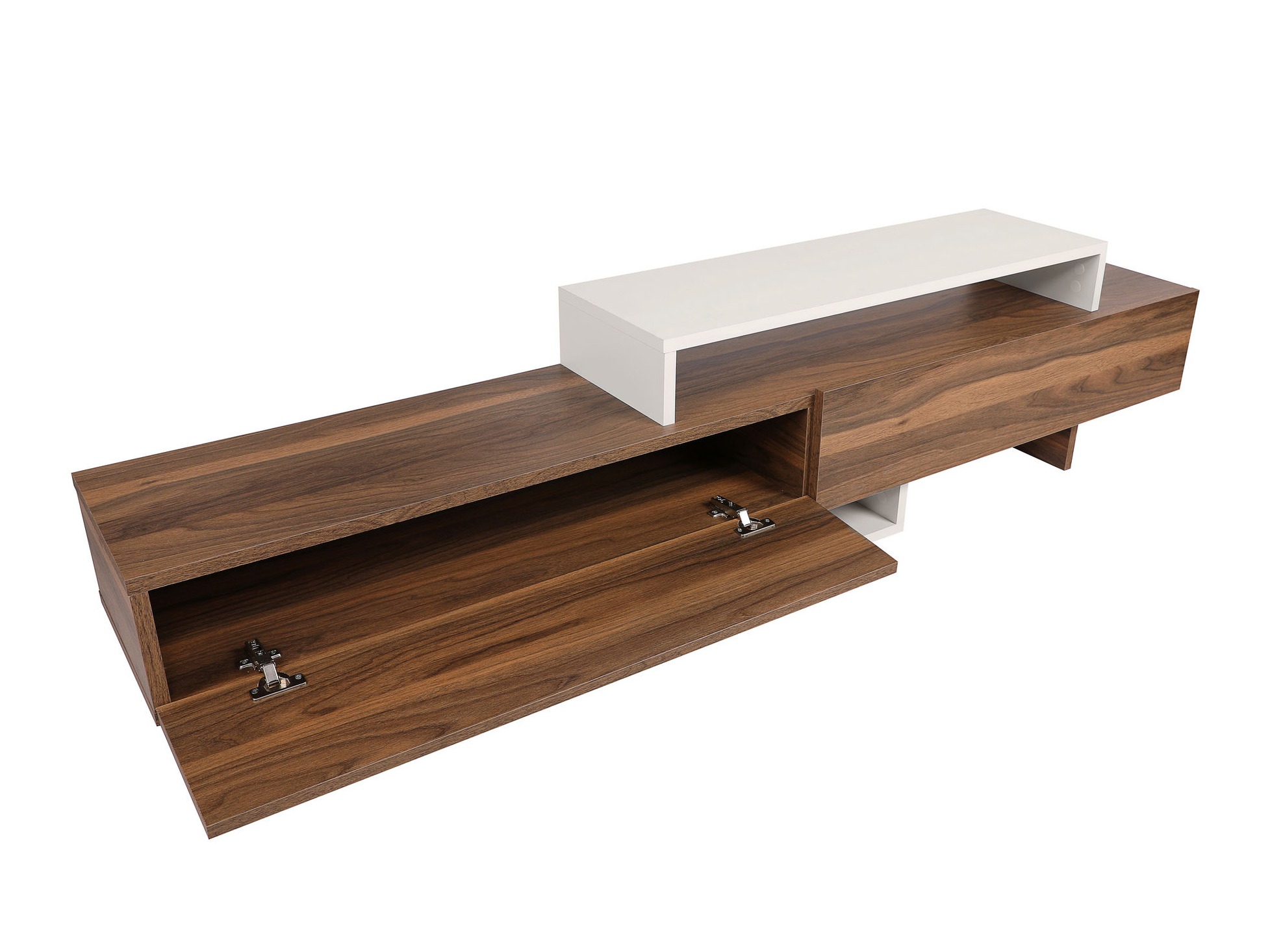 Mueble TV Kailua 998 (Teca + Blanco)