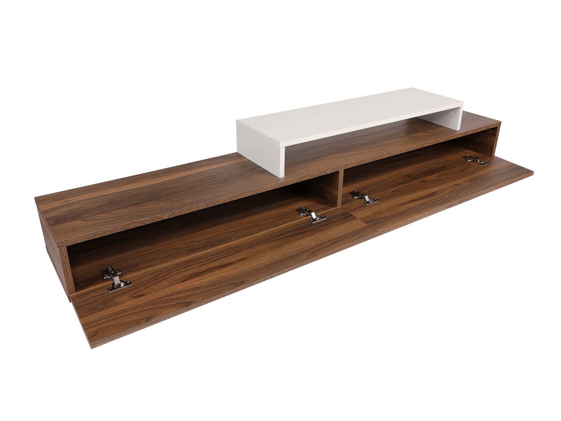 Mueble TV Kailua 998 (Teca + Blanco)