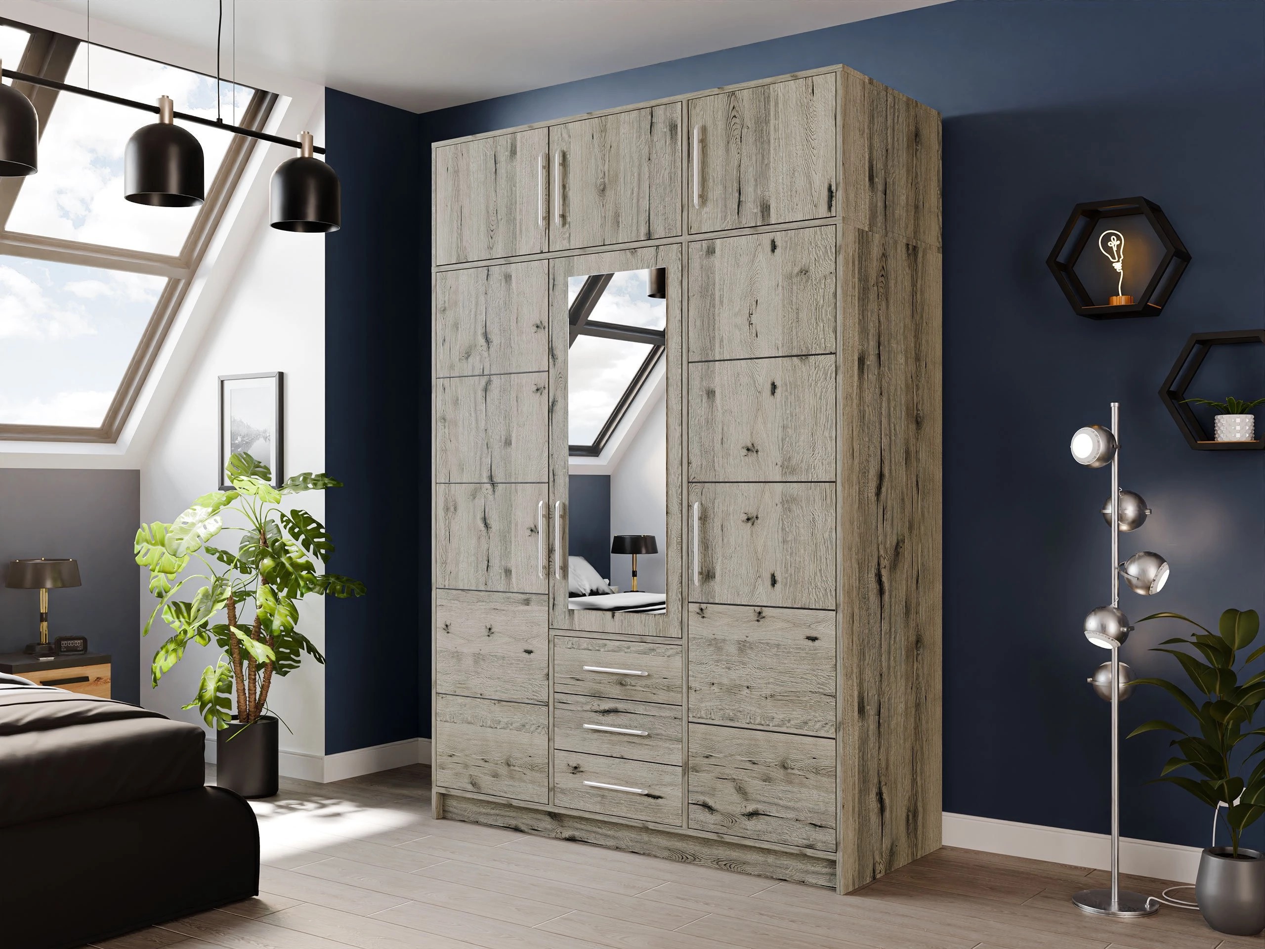 Armario Dortivu IV (Roble wellington)