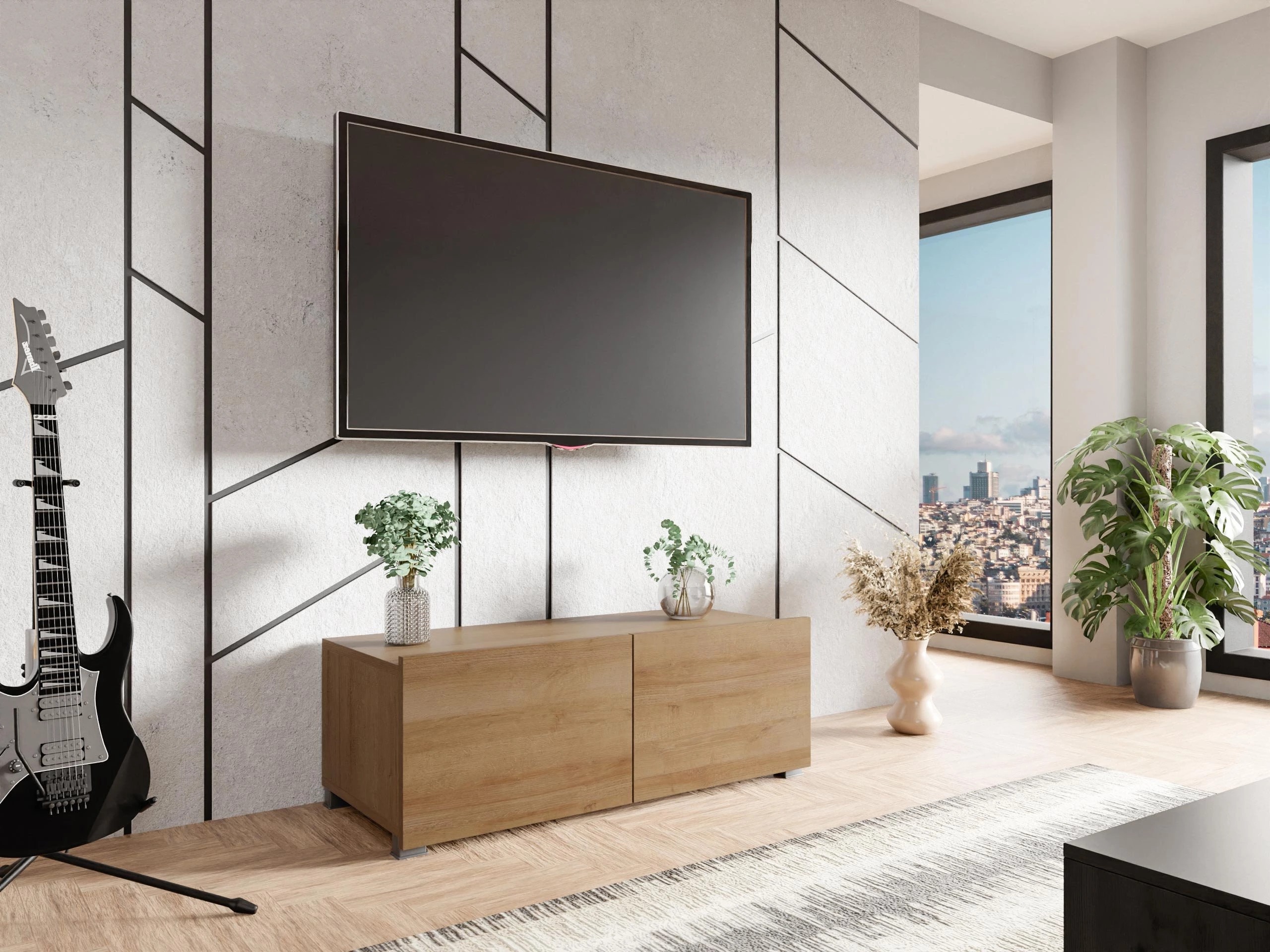 Mueble TV Remus I (Roble dorado)
