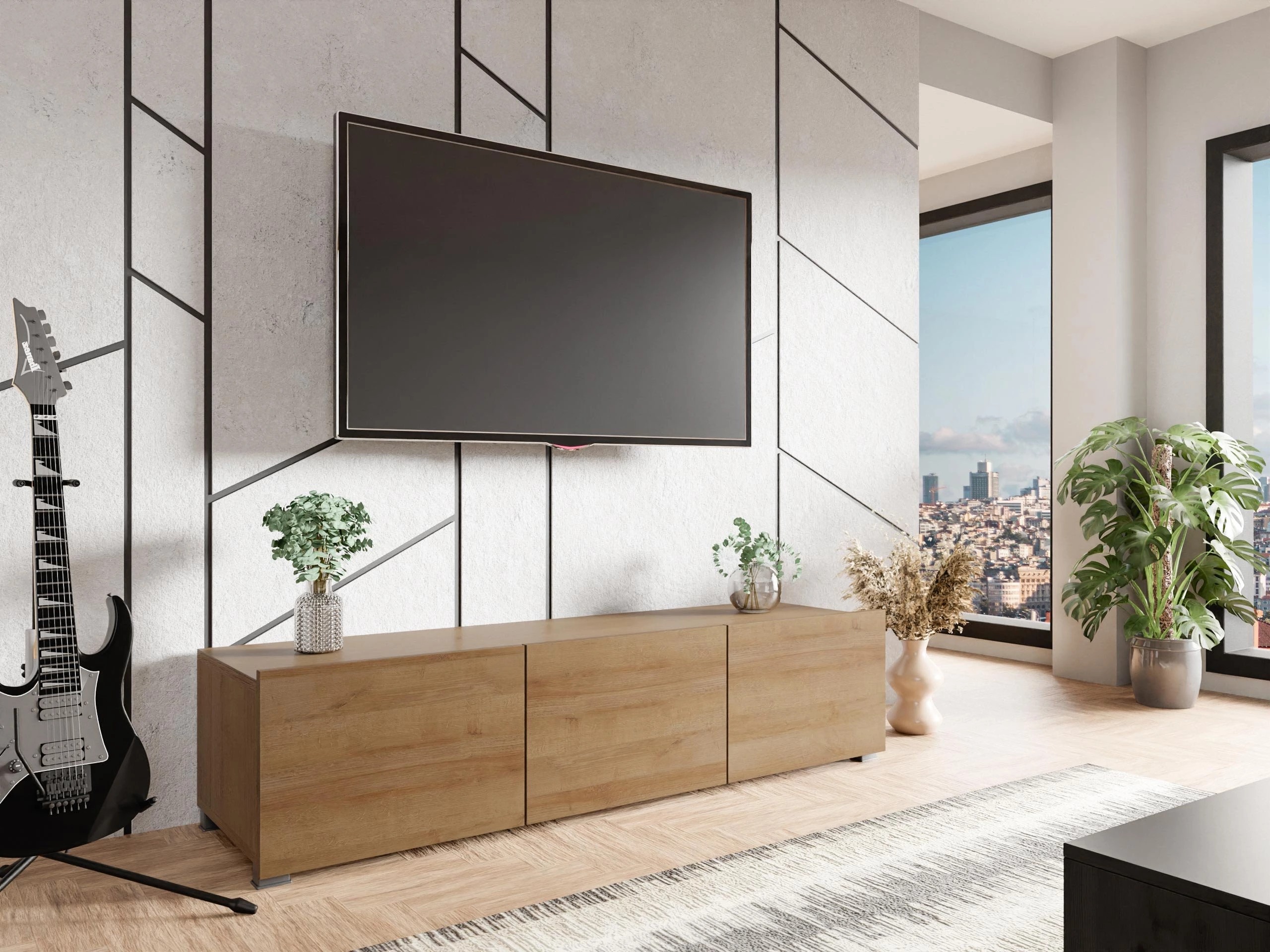 Mueble TV Tivdalu 103 (Roble dorado)