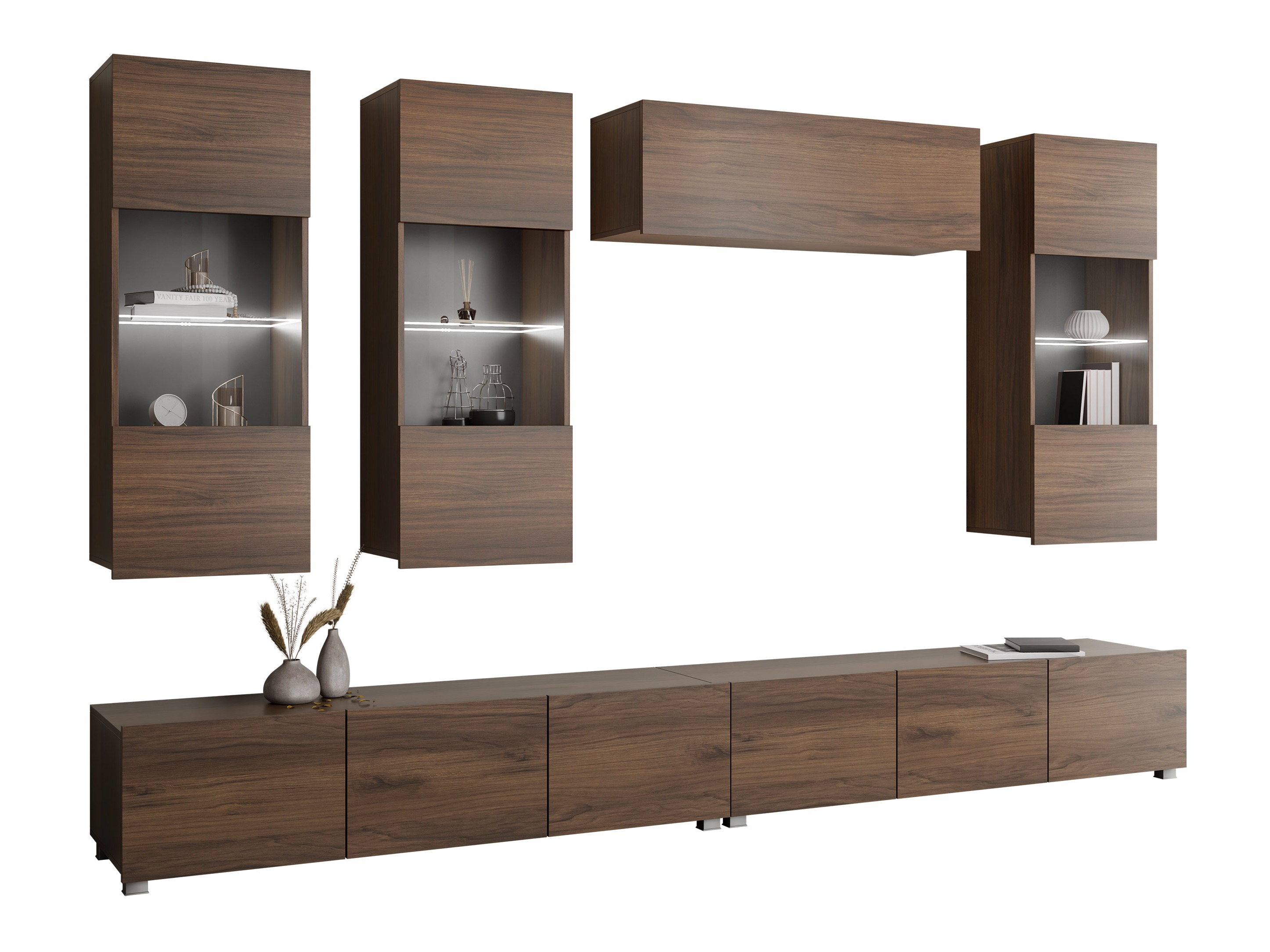 Conjunto de salón Remus V (Nogal)