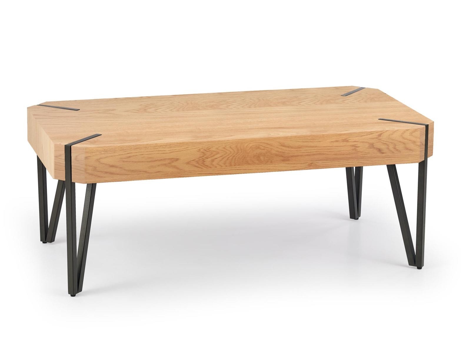 Mesa de centro Houston 303 (Roble dorado + Negro)