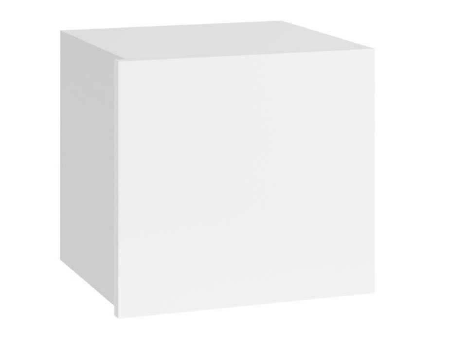 Armario de pared Remus II (Blanco + Blanco brillante)