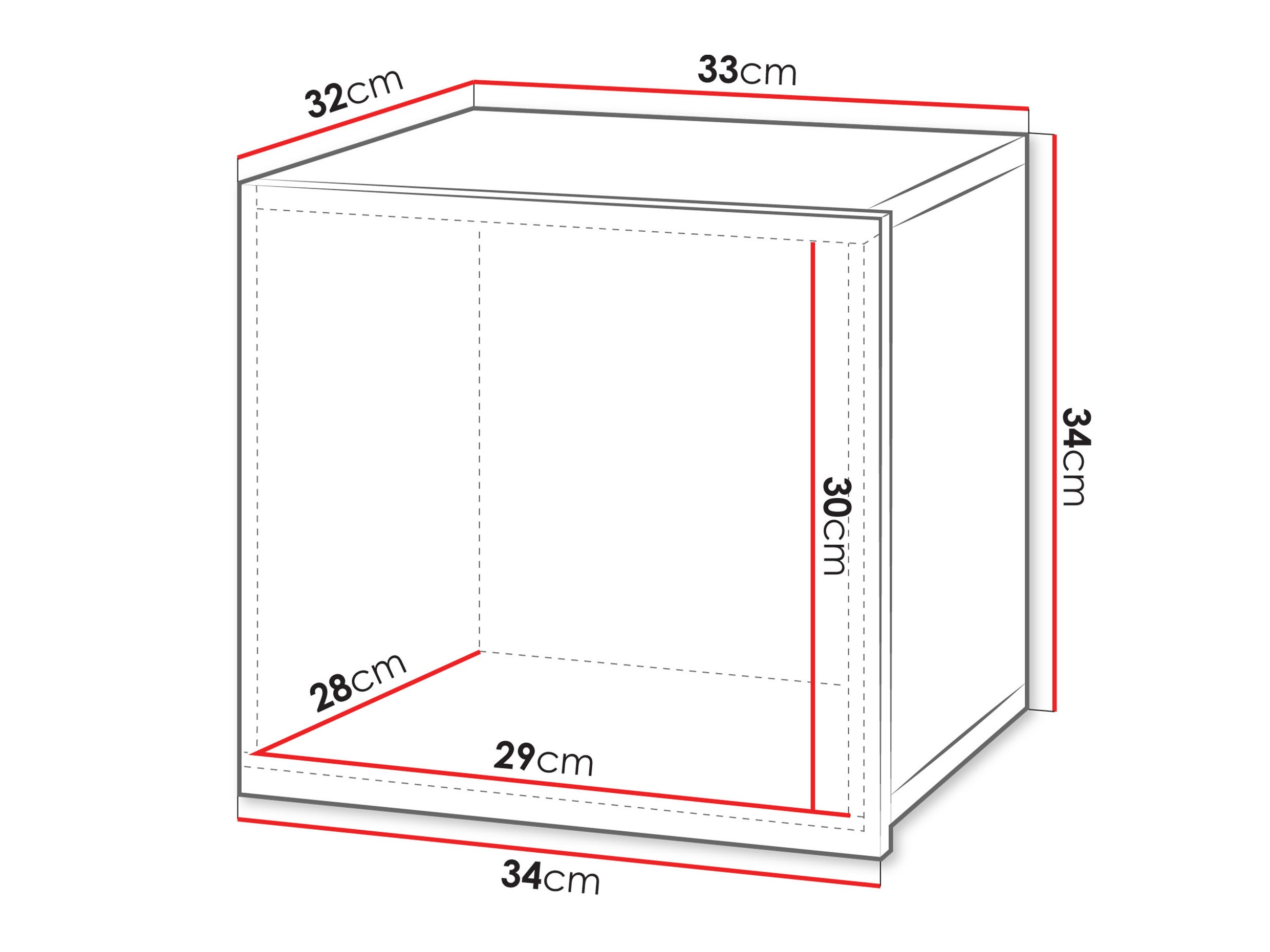 Armario de pared Remus II (Blanco + Blanco brillante)