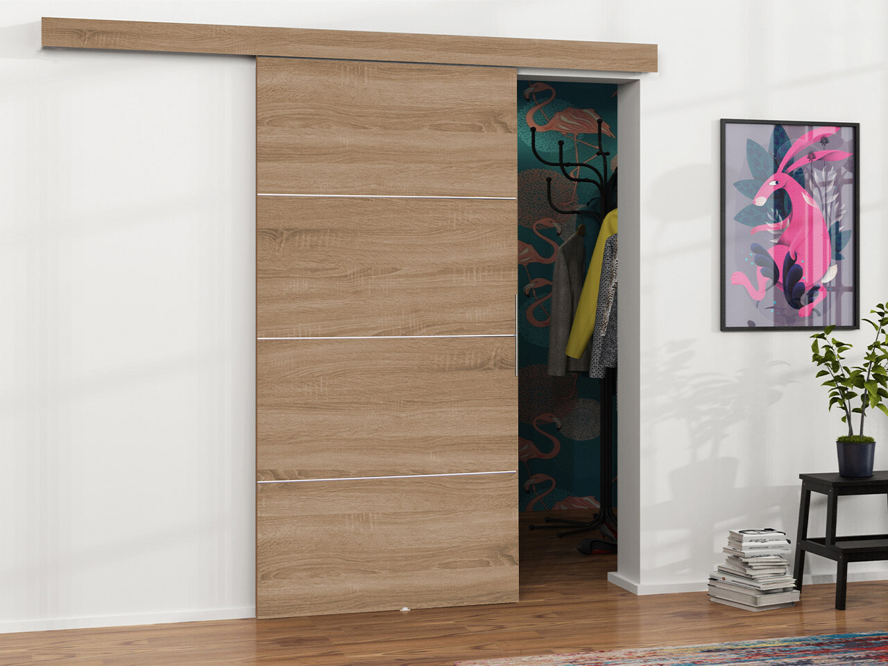 Puerta corredera SP6606