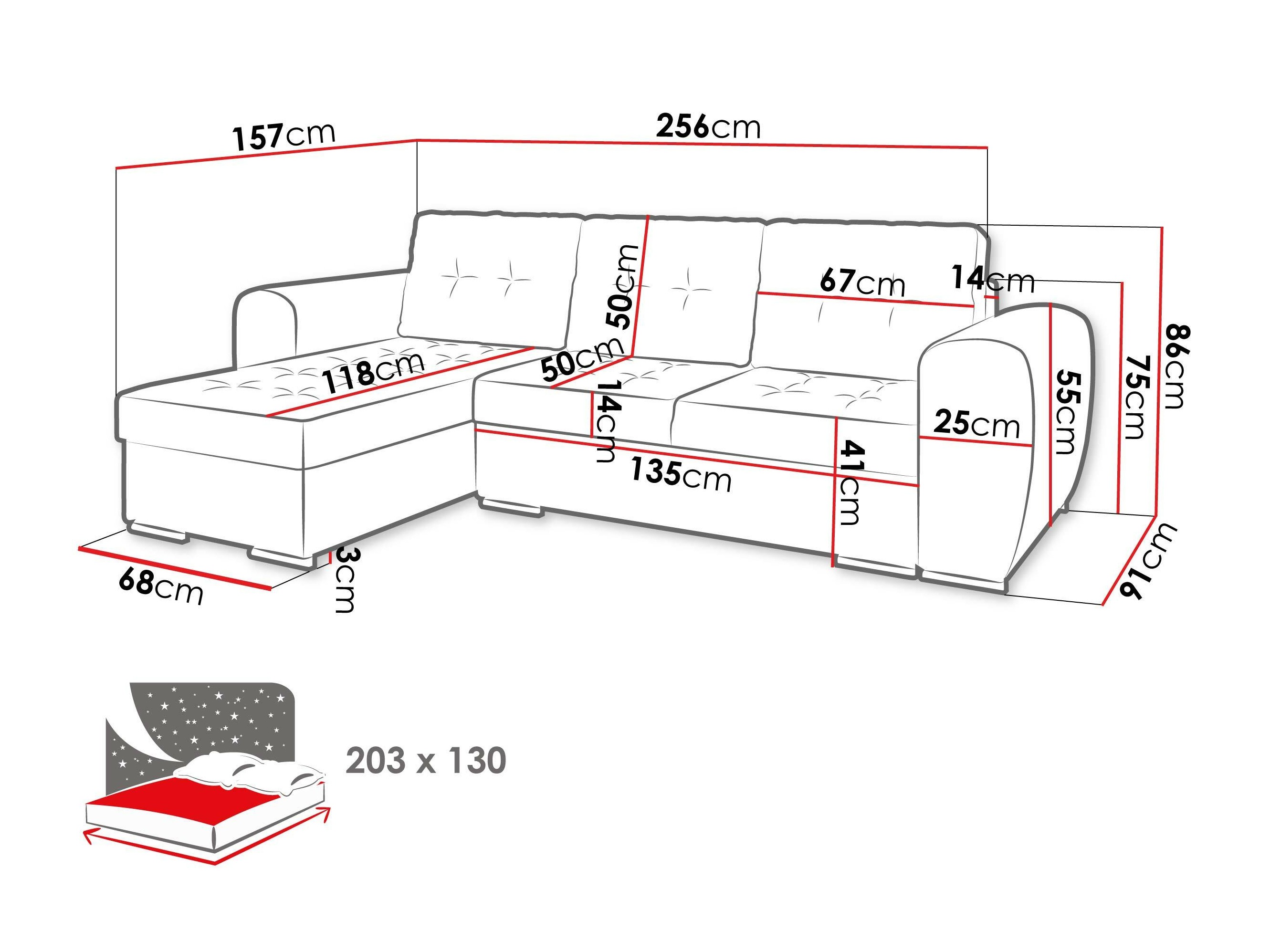Sofá rinconero Muncie 109 (Manila 07)
