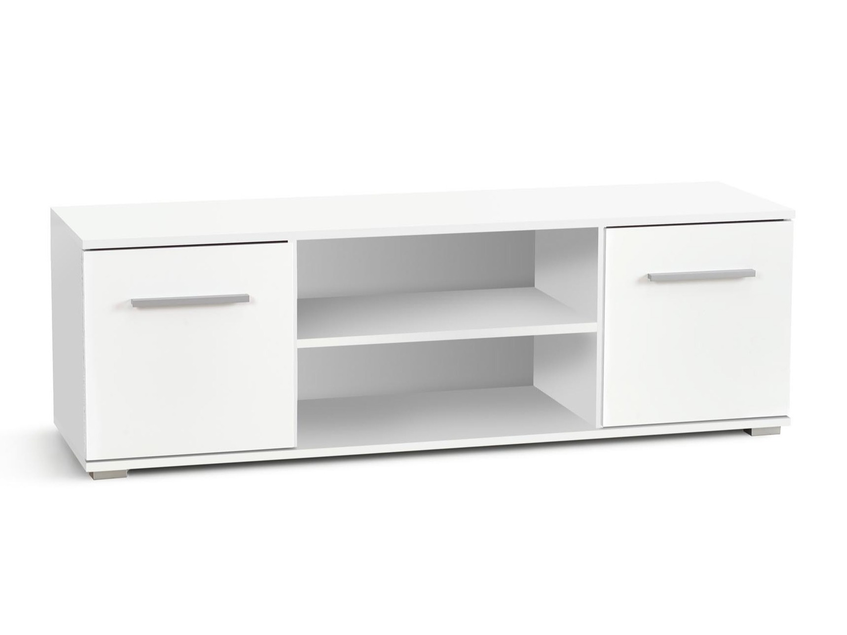 Mueble TV Cirveso 109 (Blanco + Blanco brillante)