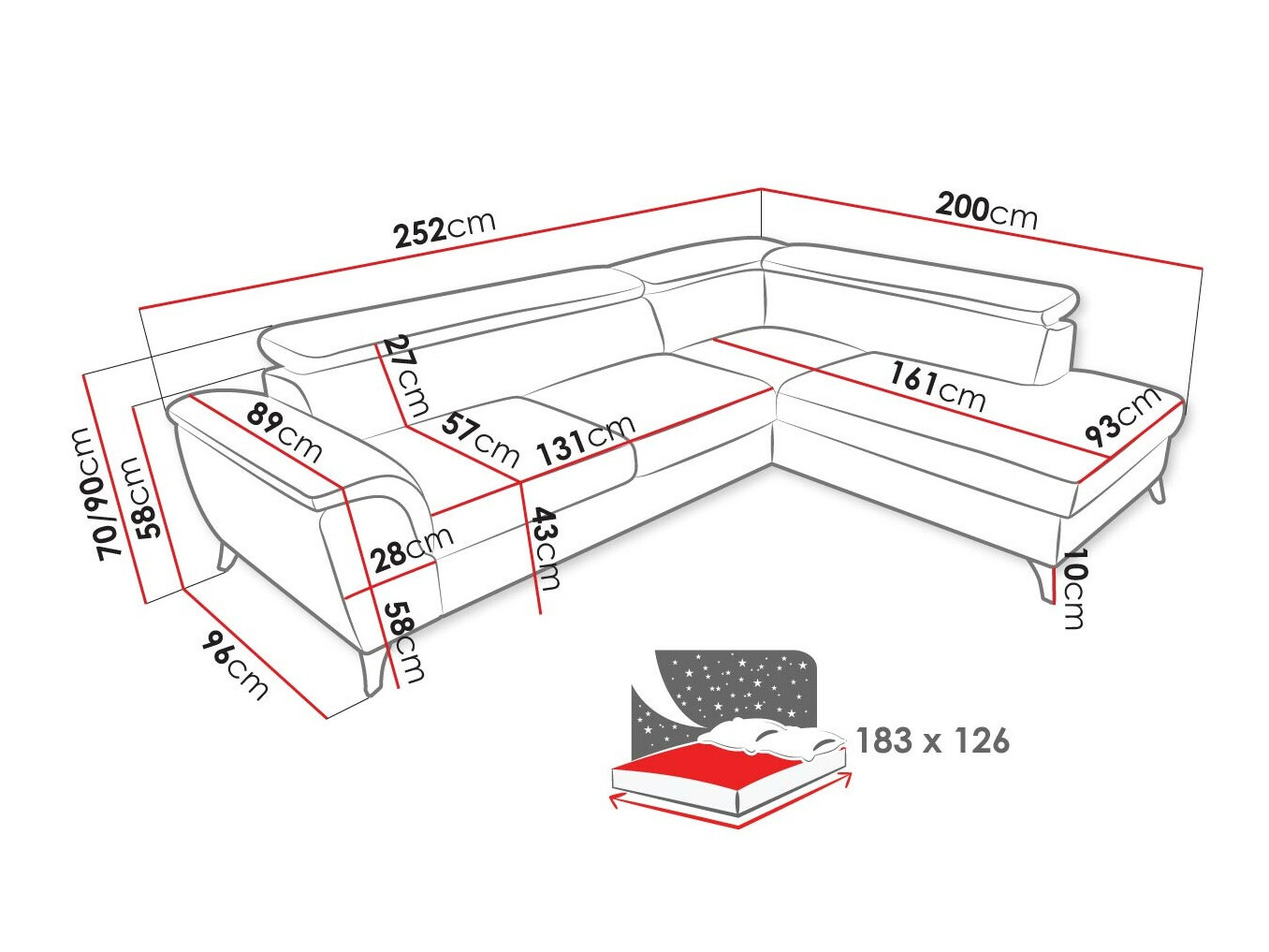 Sofá rinconero SP6614
