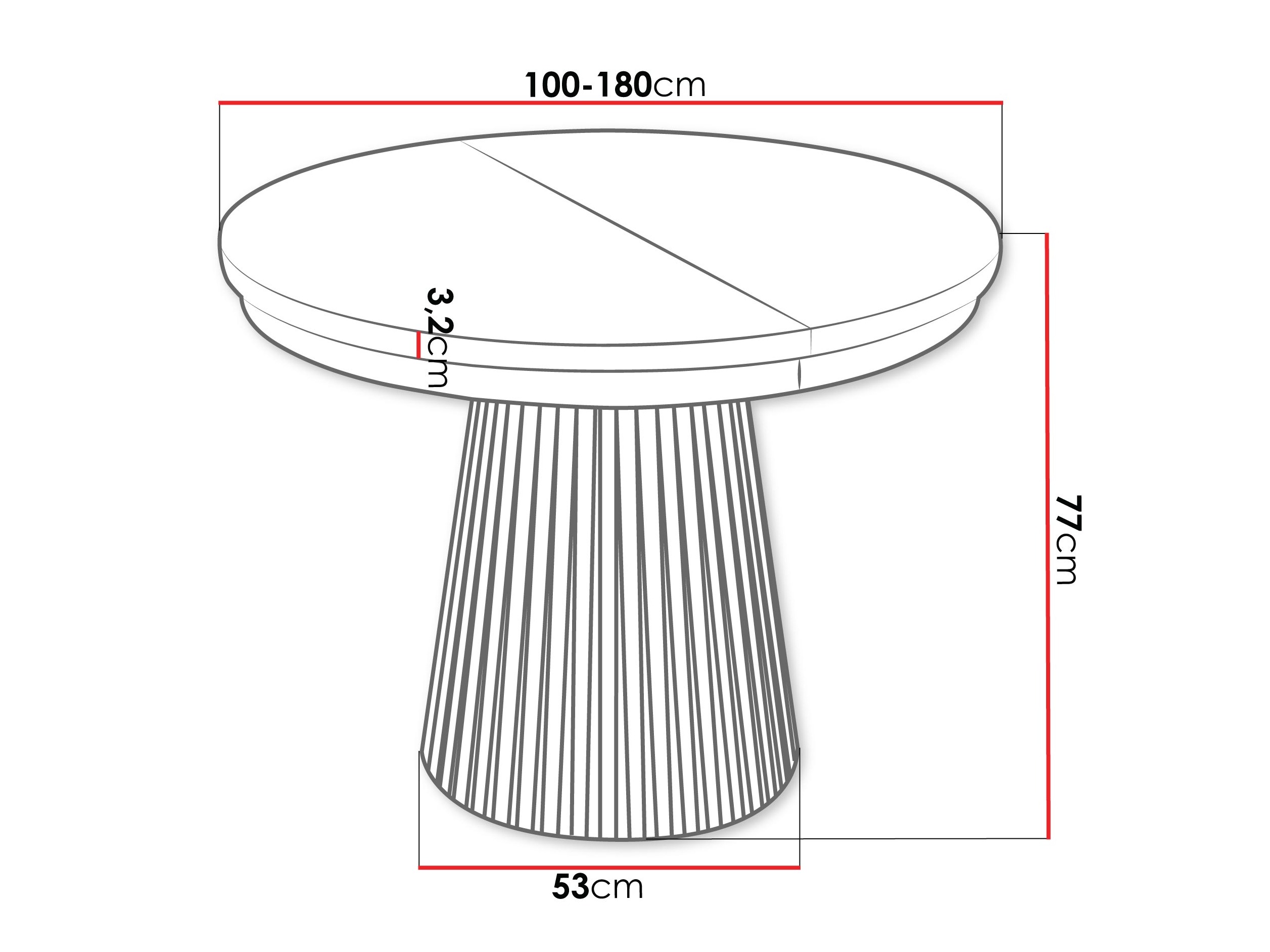 Mesa Stanton 151 (Blanco)