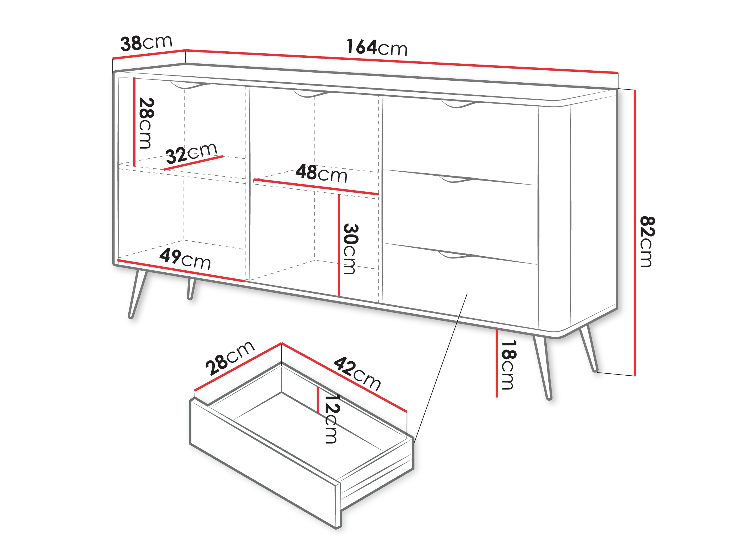 Cómoda Lectum I (Beige)