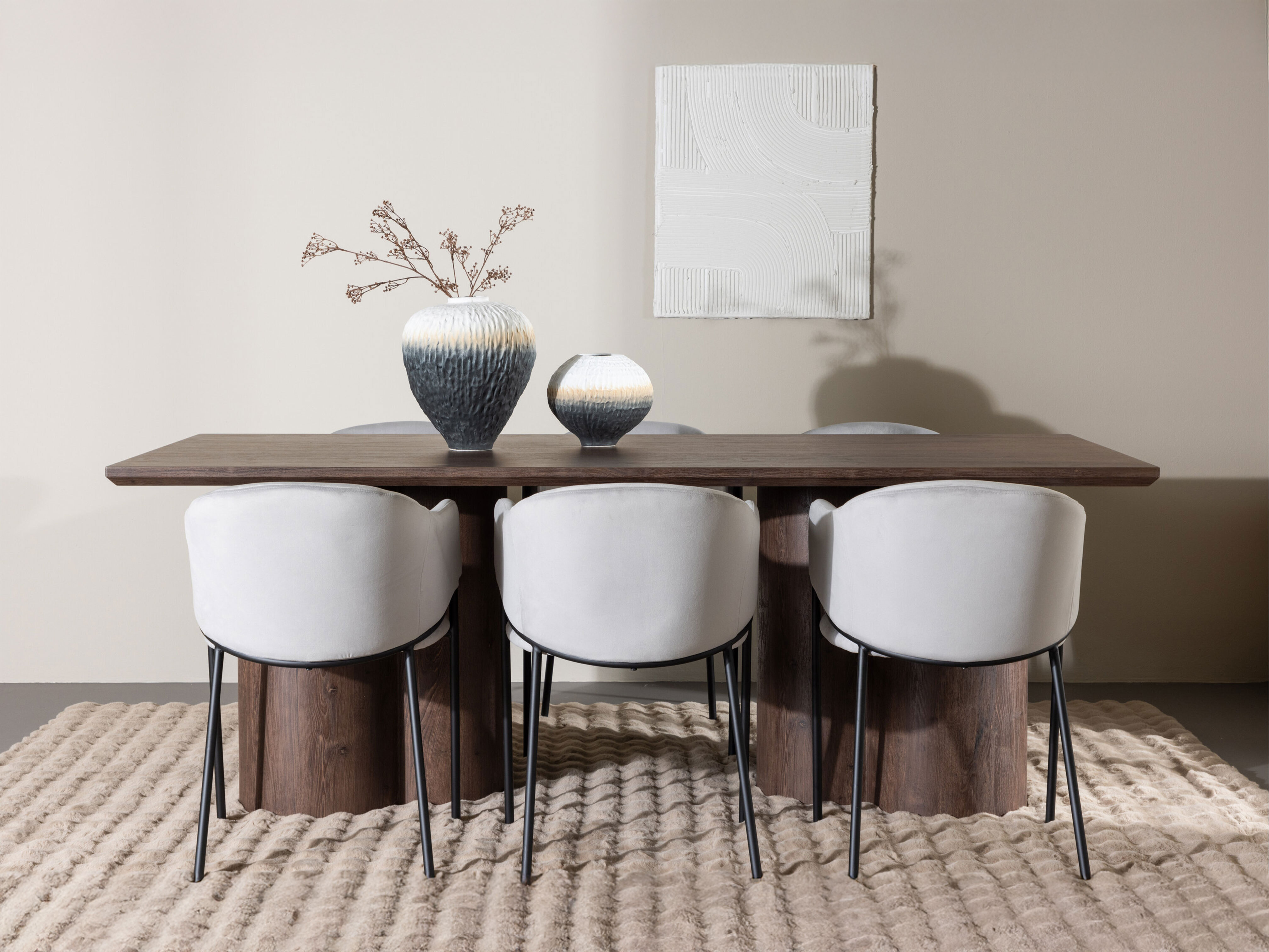 Conjunto de mesas y sillas para comedor Dallas 5158