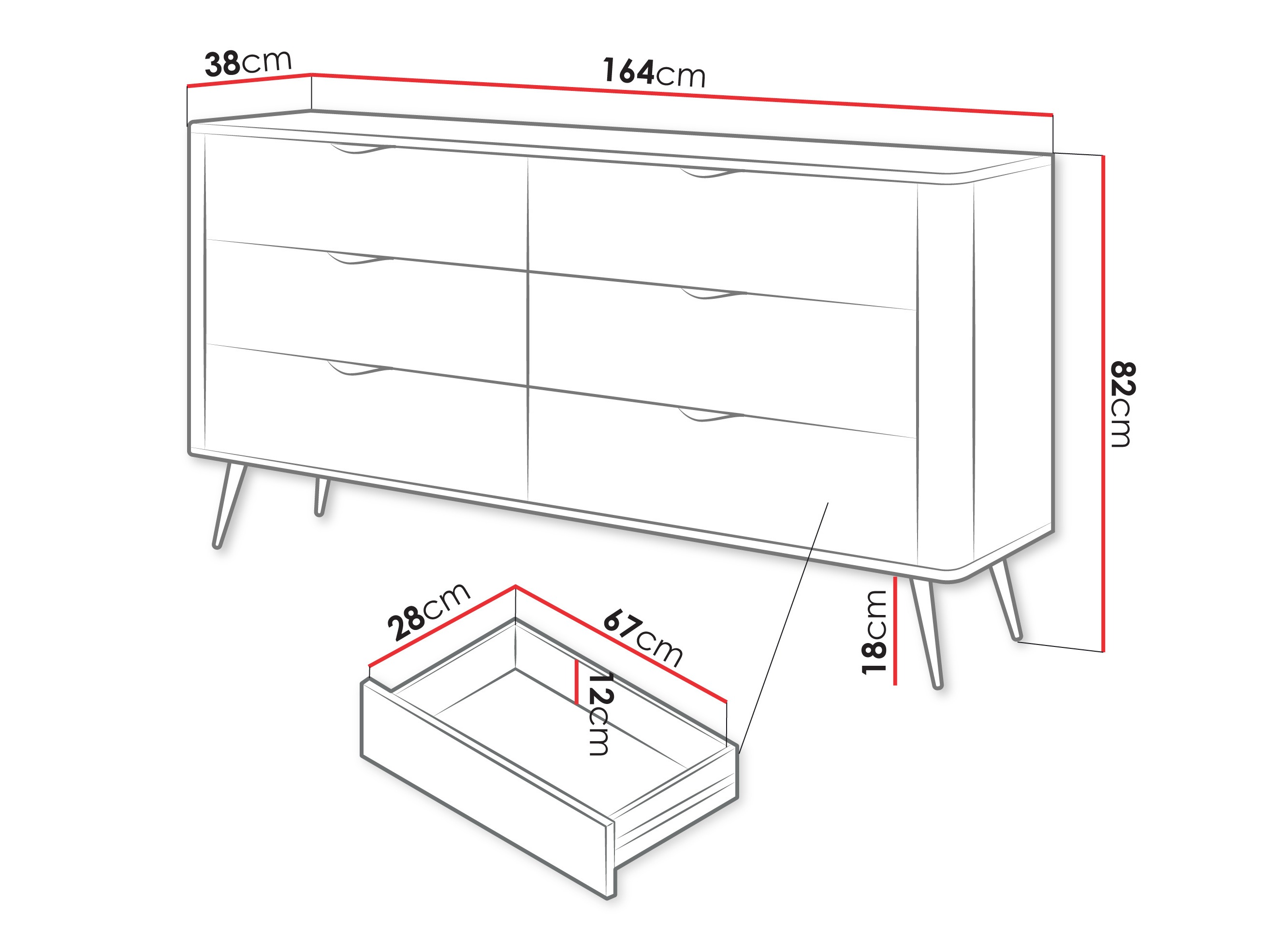 Cómoda Lectum II (Beige)