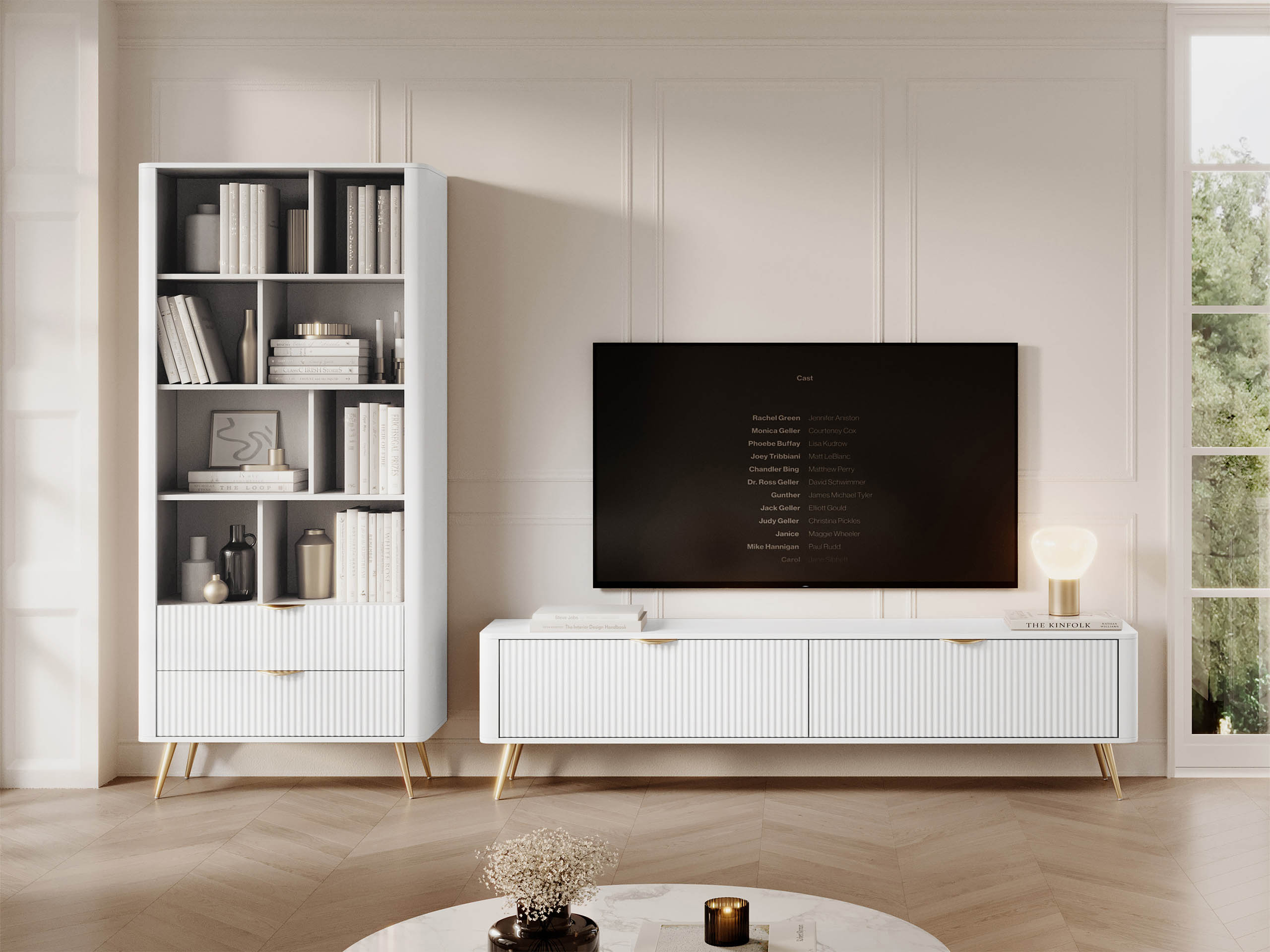 Conjunto de salón Lectum (Blanco)