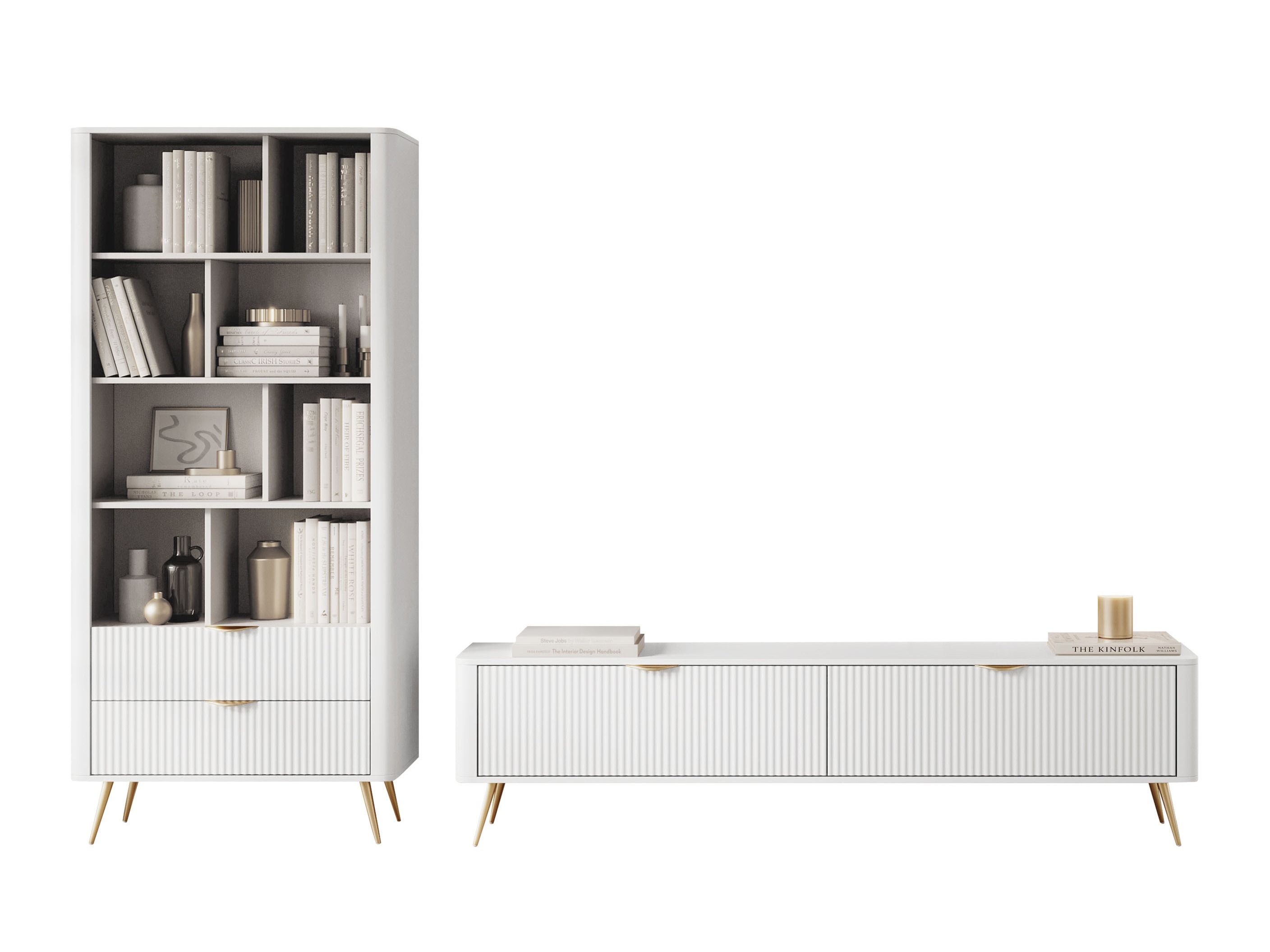 Conjunto de salón Lectum (Blanco)