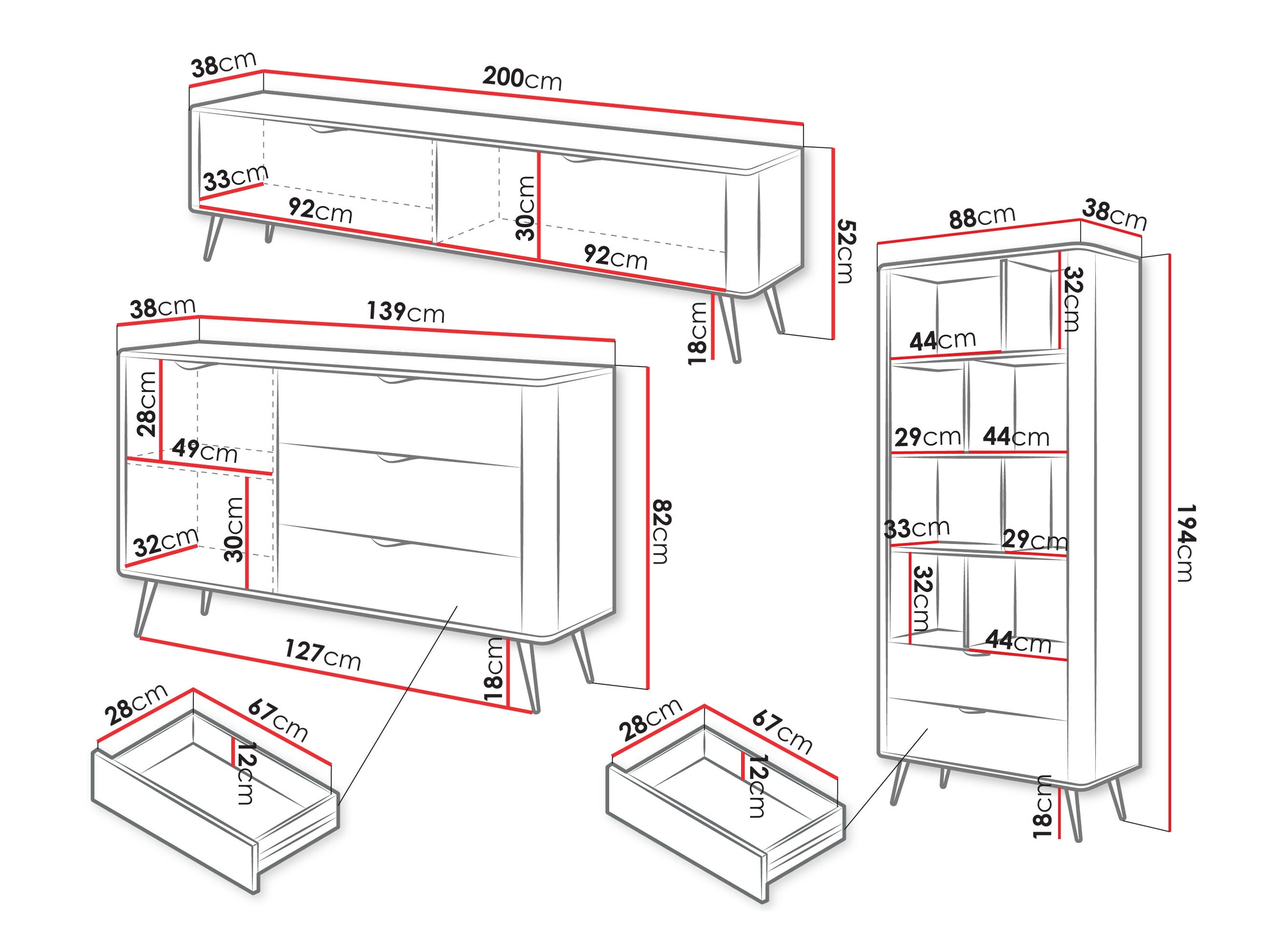 Conjunto de salón Lectum I (Beige)