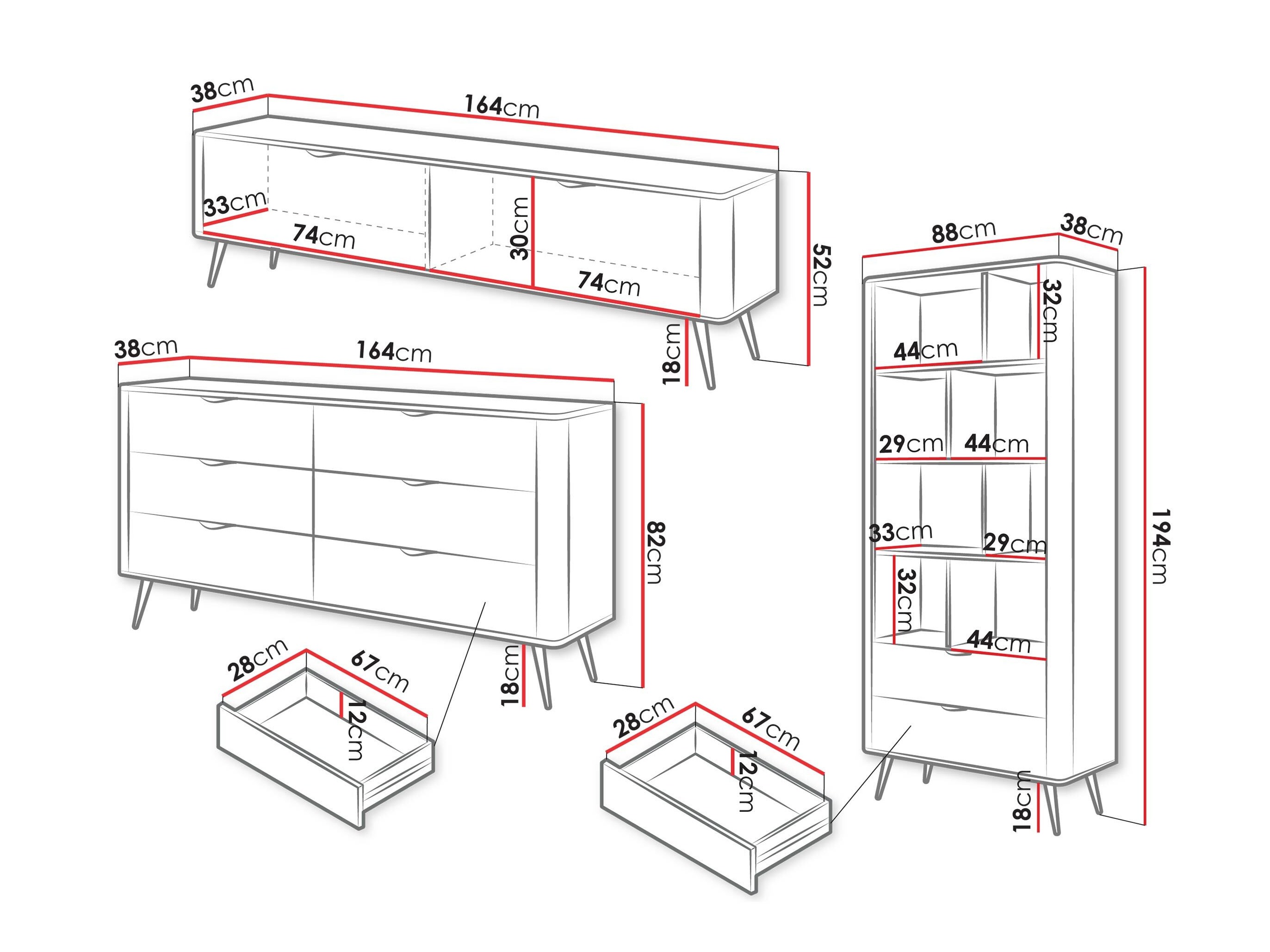 Conjunto de salón Lectum II (Beige)