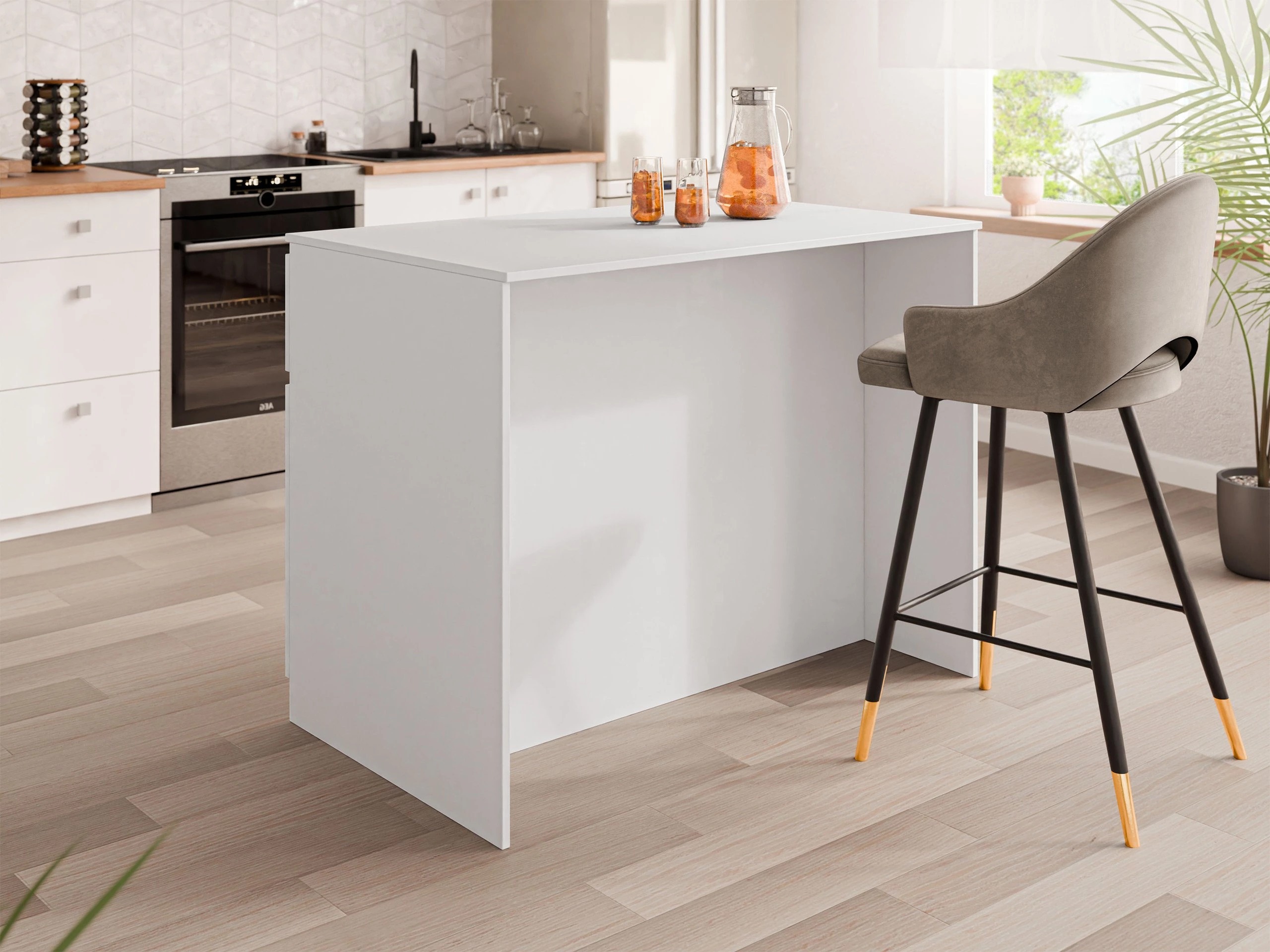 Isla de cocina Comfivo Cantal (Blanco)