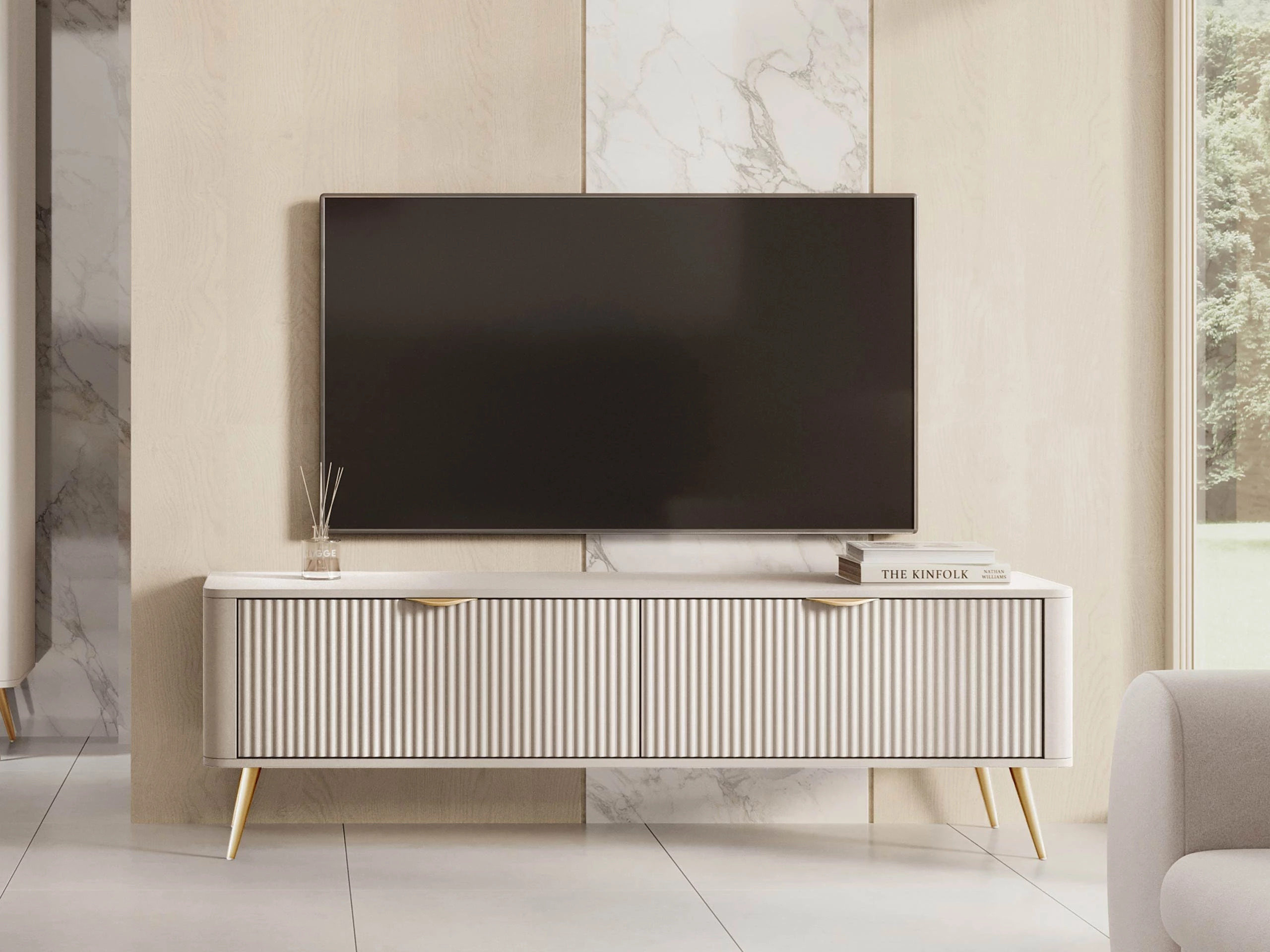 Mueble TV Lectum (Beige)